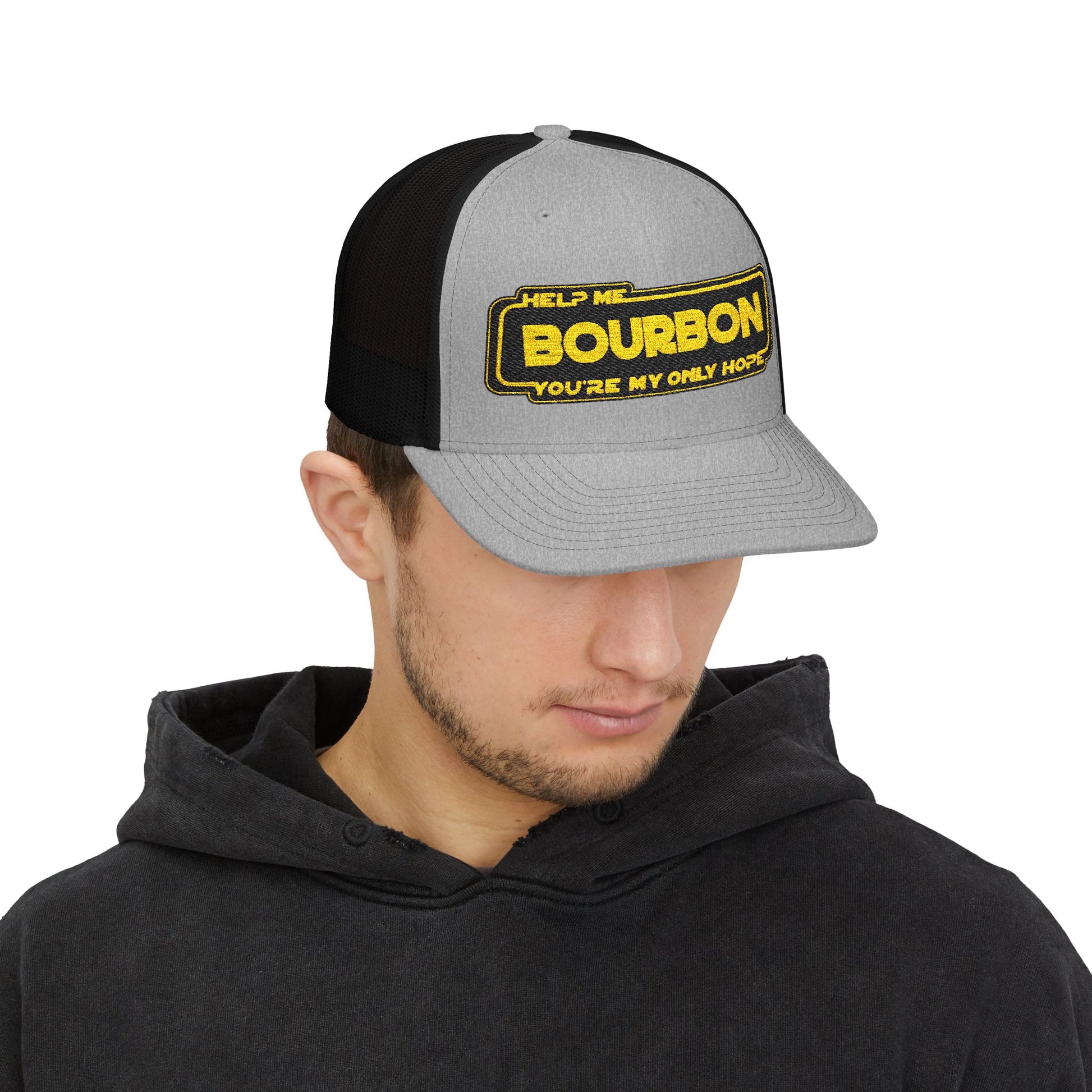 Snapback Cap - Whiskey Bourbon Star Wars Riff Embroidered Hat