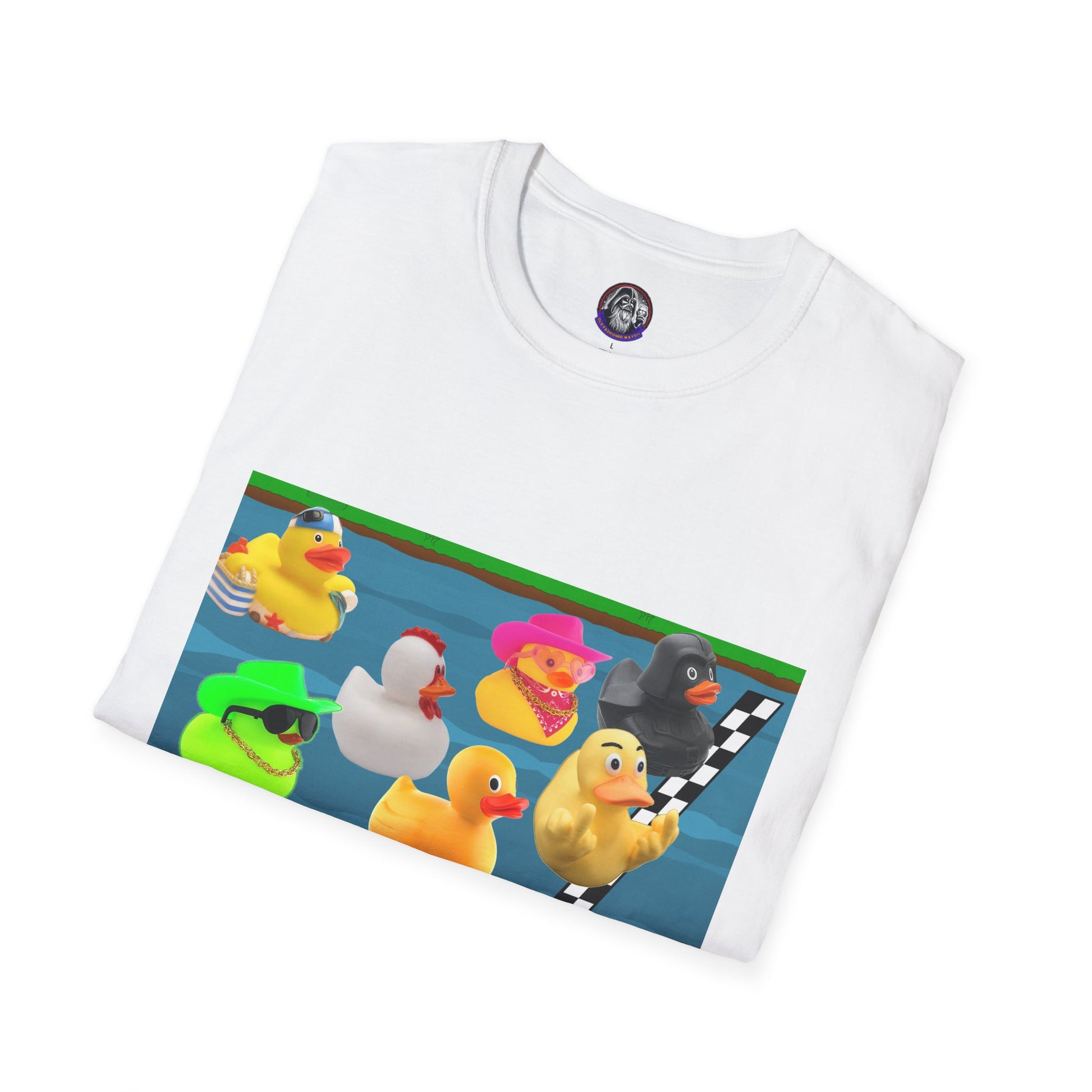 Duck Races Unisex T-Shirt - #Rigged Fun Duck Races Design