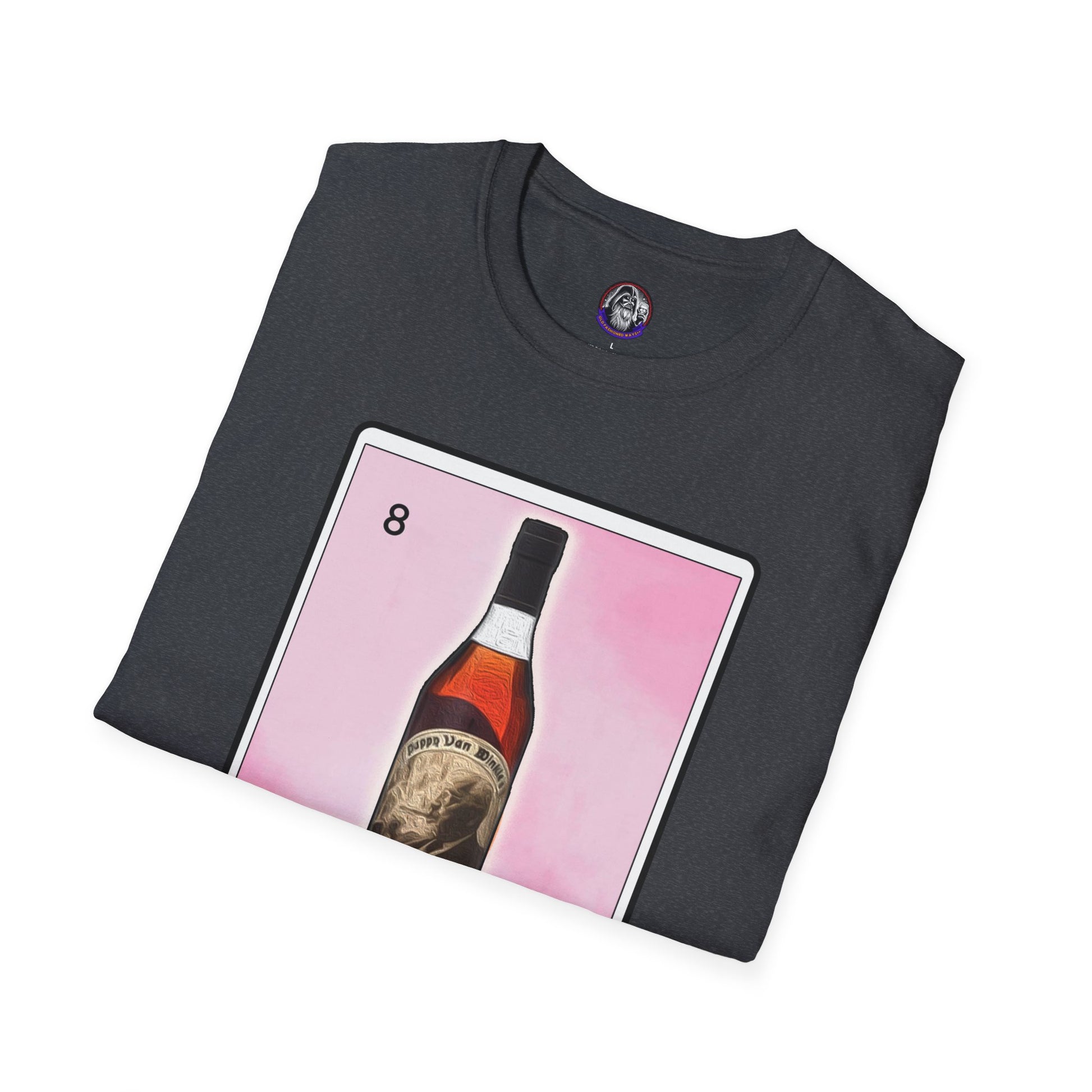 Whiskey Bourbon Unisex T-Shirt - Lotteria La Botella Pappy Design