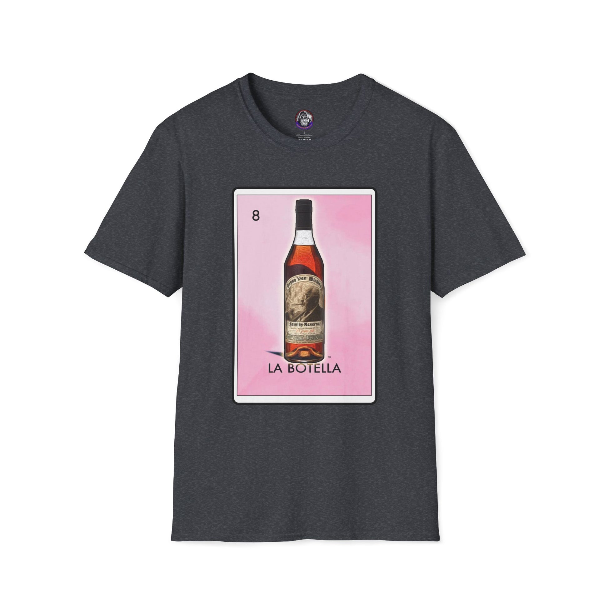 Whiskey Bourbon Unisex T-Shirt - Lotteria La Botella Pappy Design