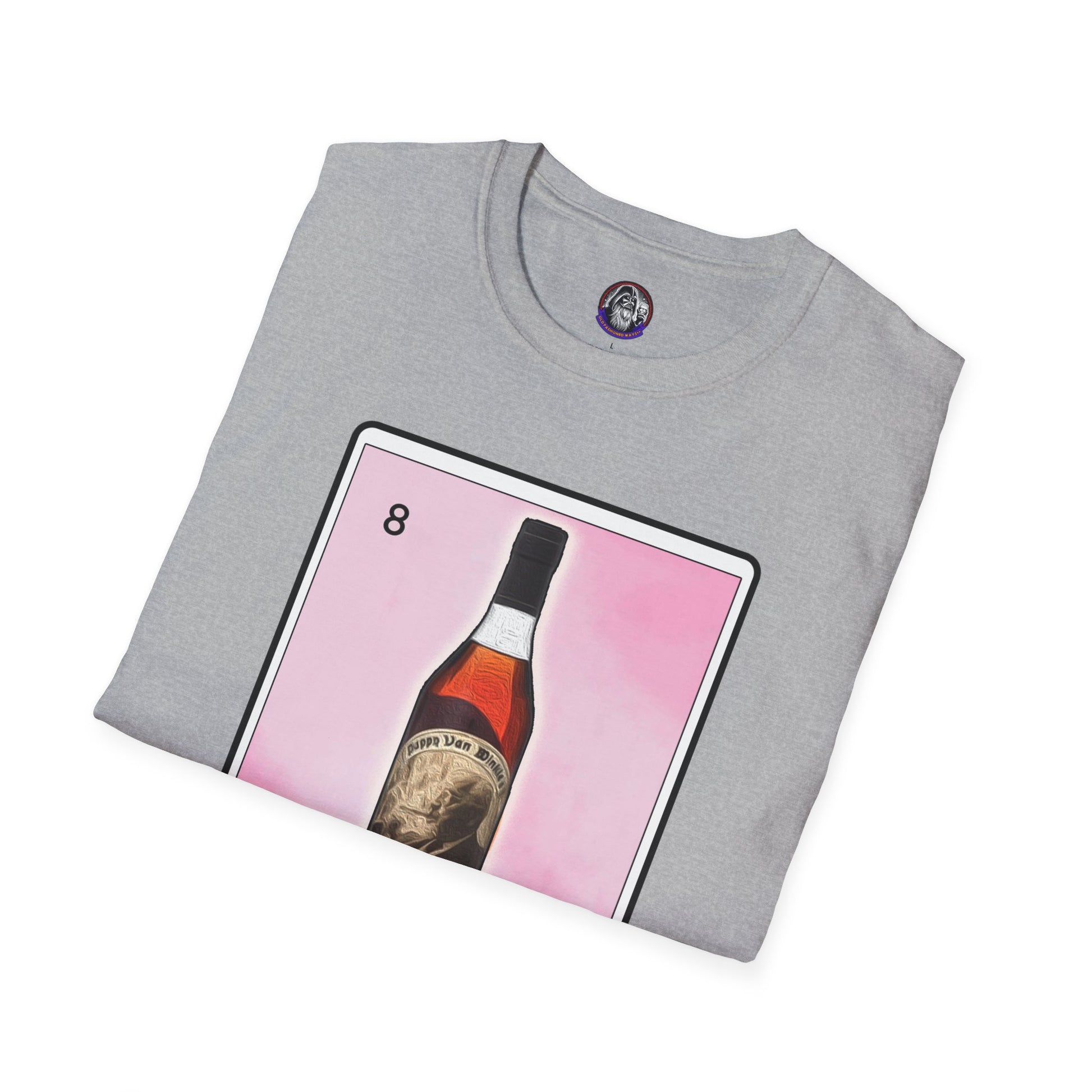 Whiskey Bourbon Unisex T-Shirt - Lotteria La Botella Pappy Design
