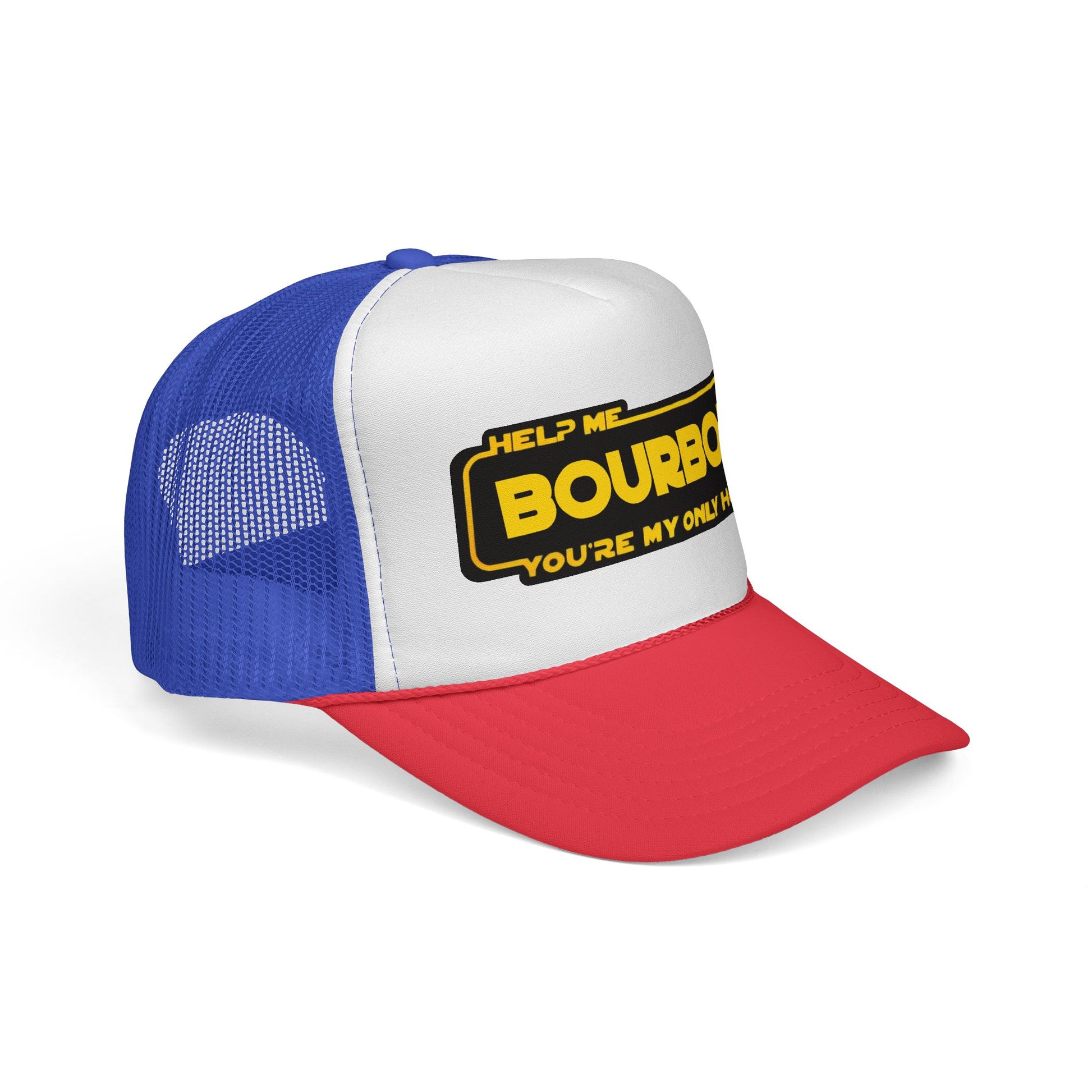 Trucker Cap - Help Me Bourbon, You're My Only Hope - Whiskey Star Wars Spoof