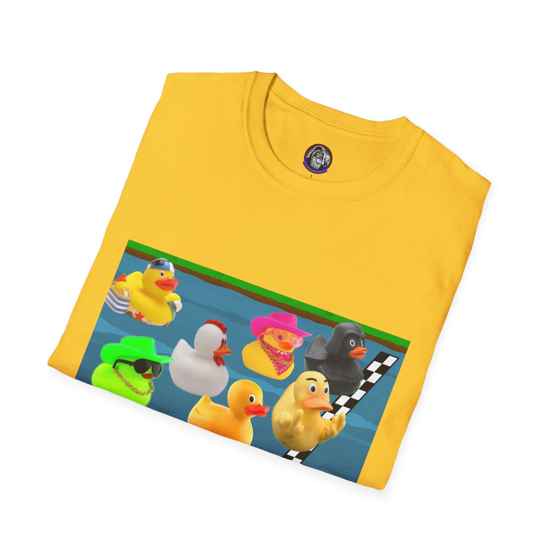 Duck Races Unisex T-Shirt - #Rigged Fun Duck Races Design