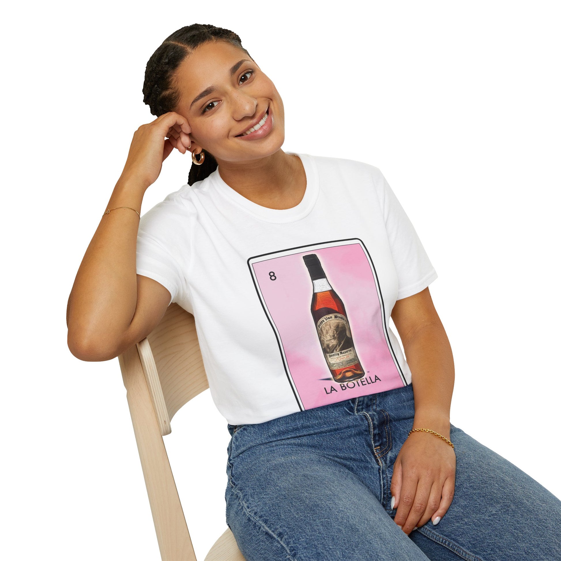 Whiskey Bourbon Unisex T-Shirt - Lotteria La Botella Pappy Design