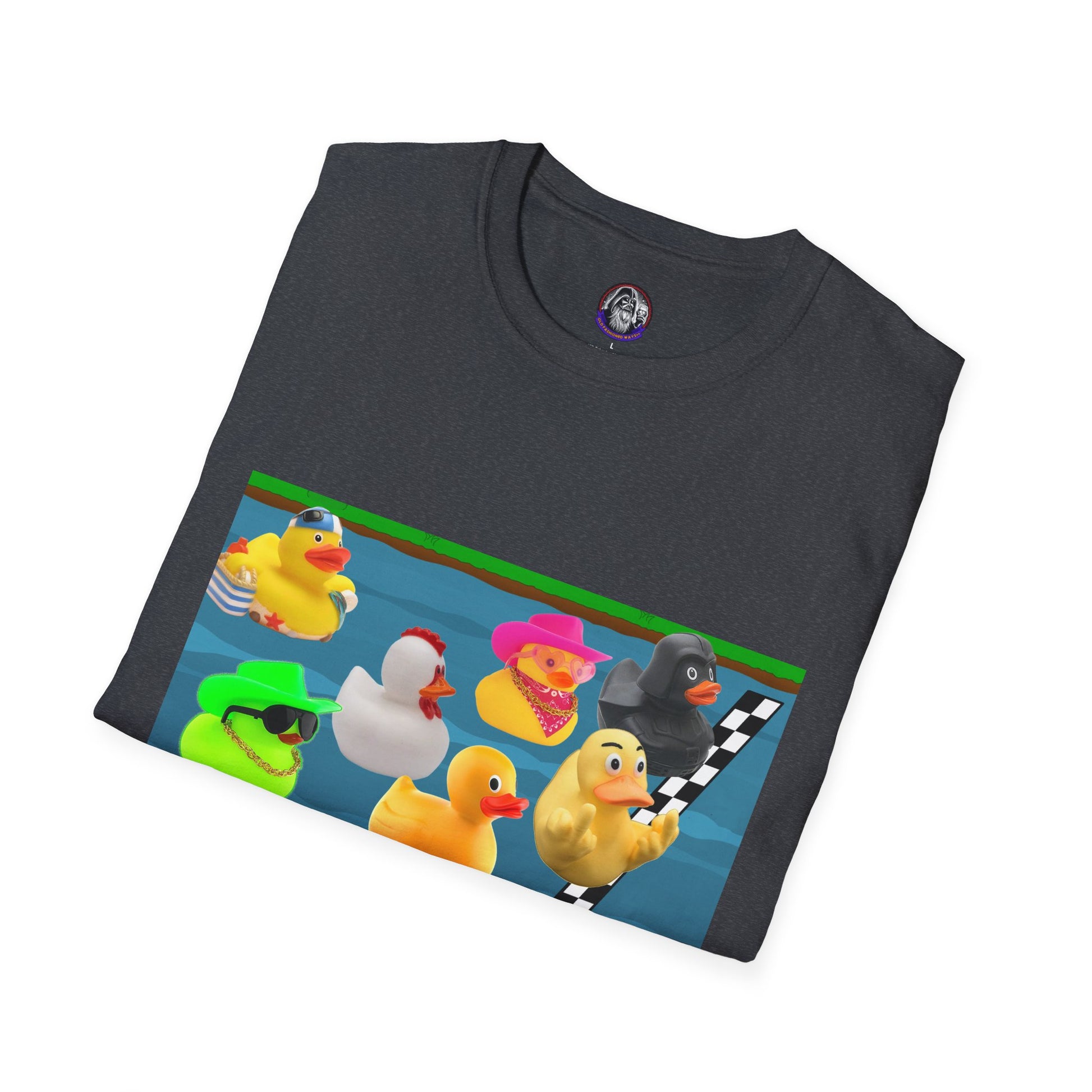 Duck Races Unisex T-Shirt - #Rigged Fun Duck Races Design