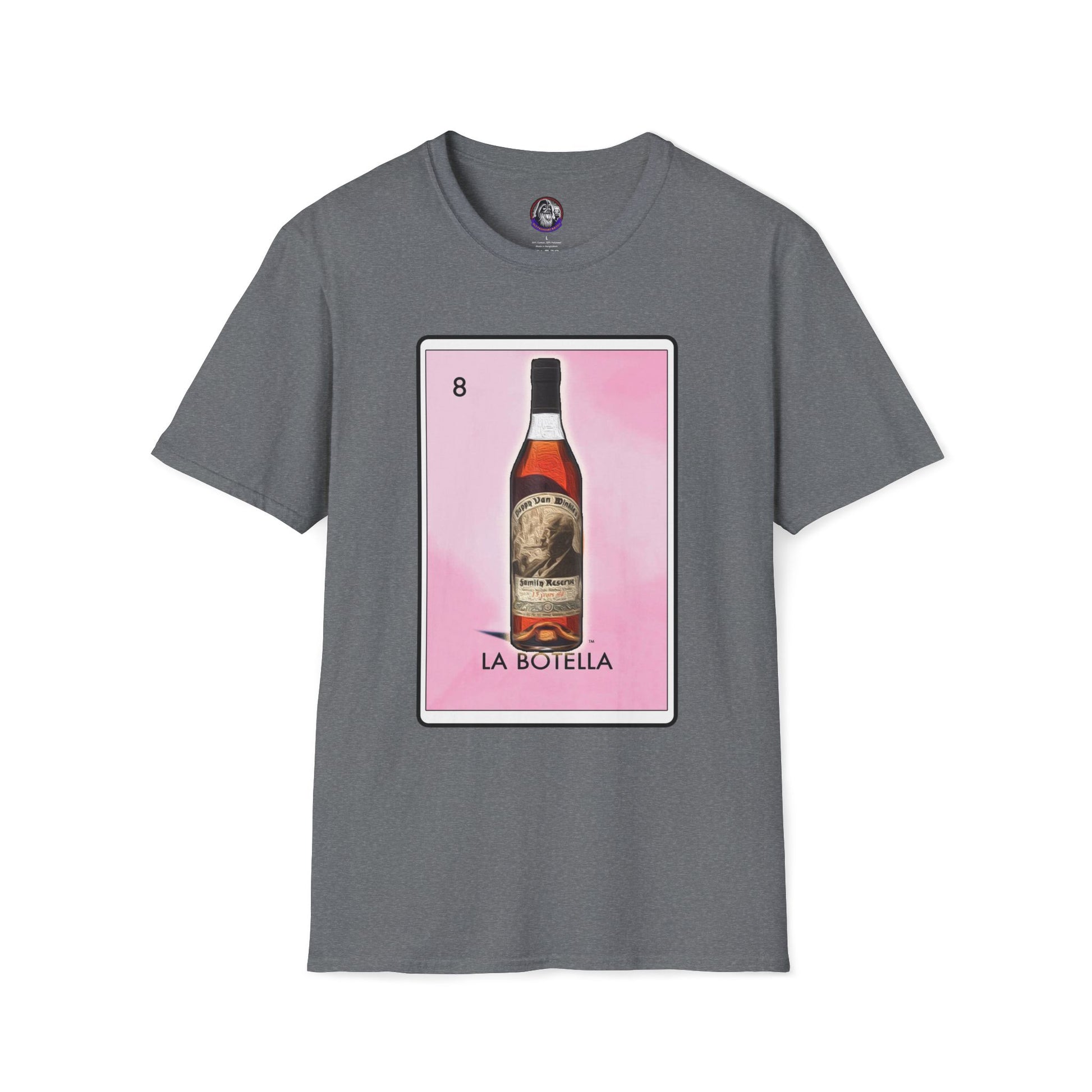 Whiskey Bourbon Unisex T-Shirt - Lotteria La Botella Pappy Design