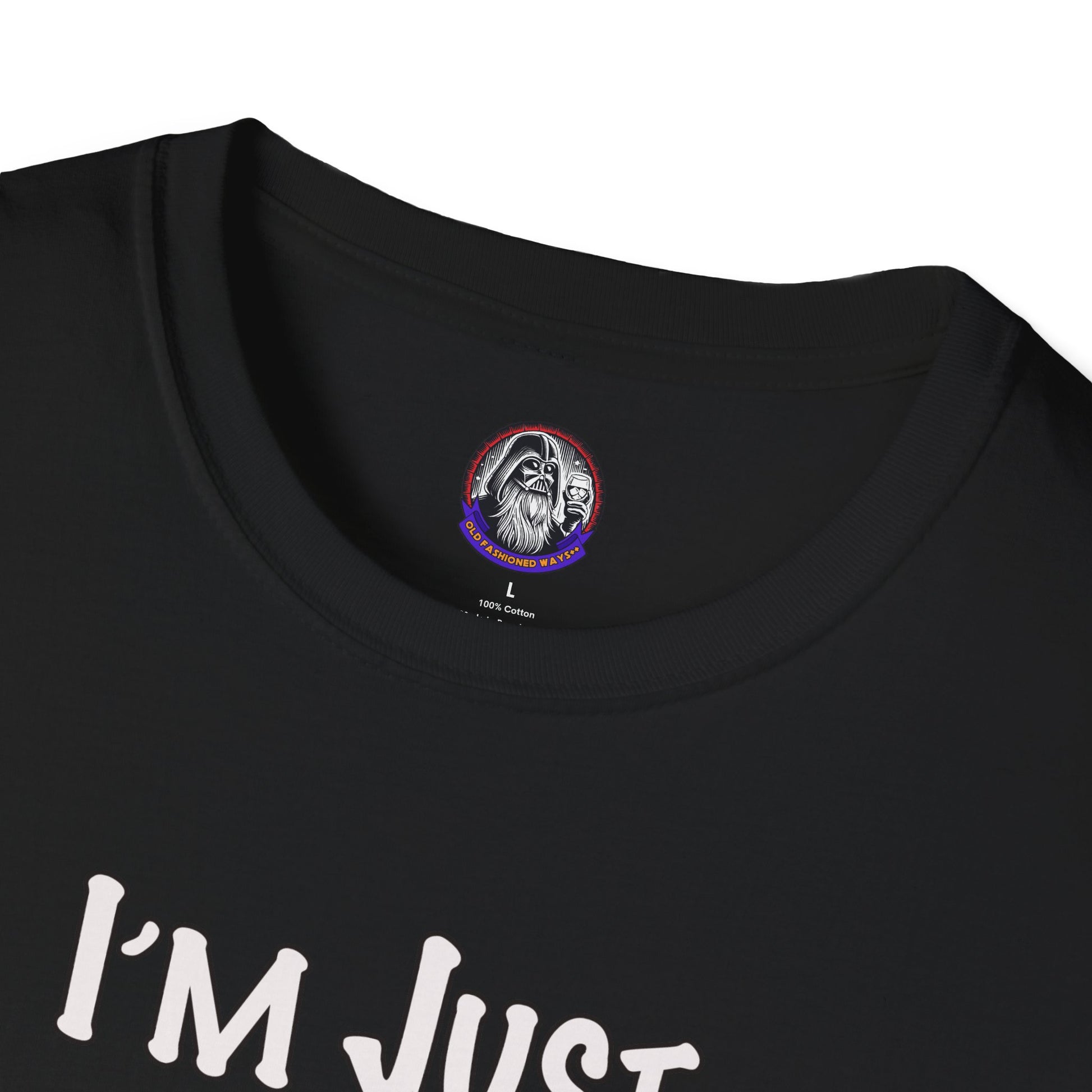 Whiskey Lovers Unisex T-Shirt with 'I'm Just the Right Amount of Wrong' Design