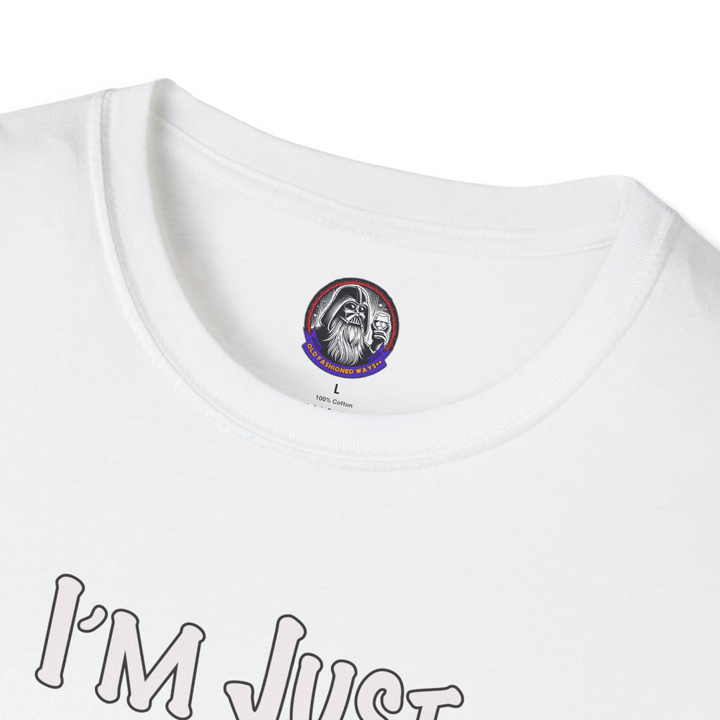 Whiskey Lovers Unisex T-Shirt with 'I'm Just the Right Amount of Wrong' Design