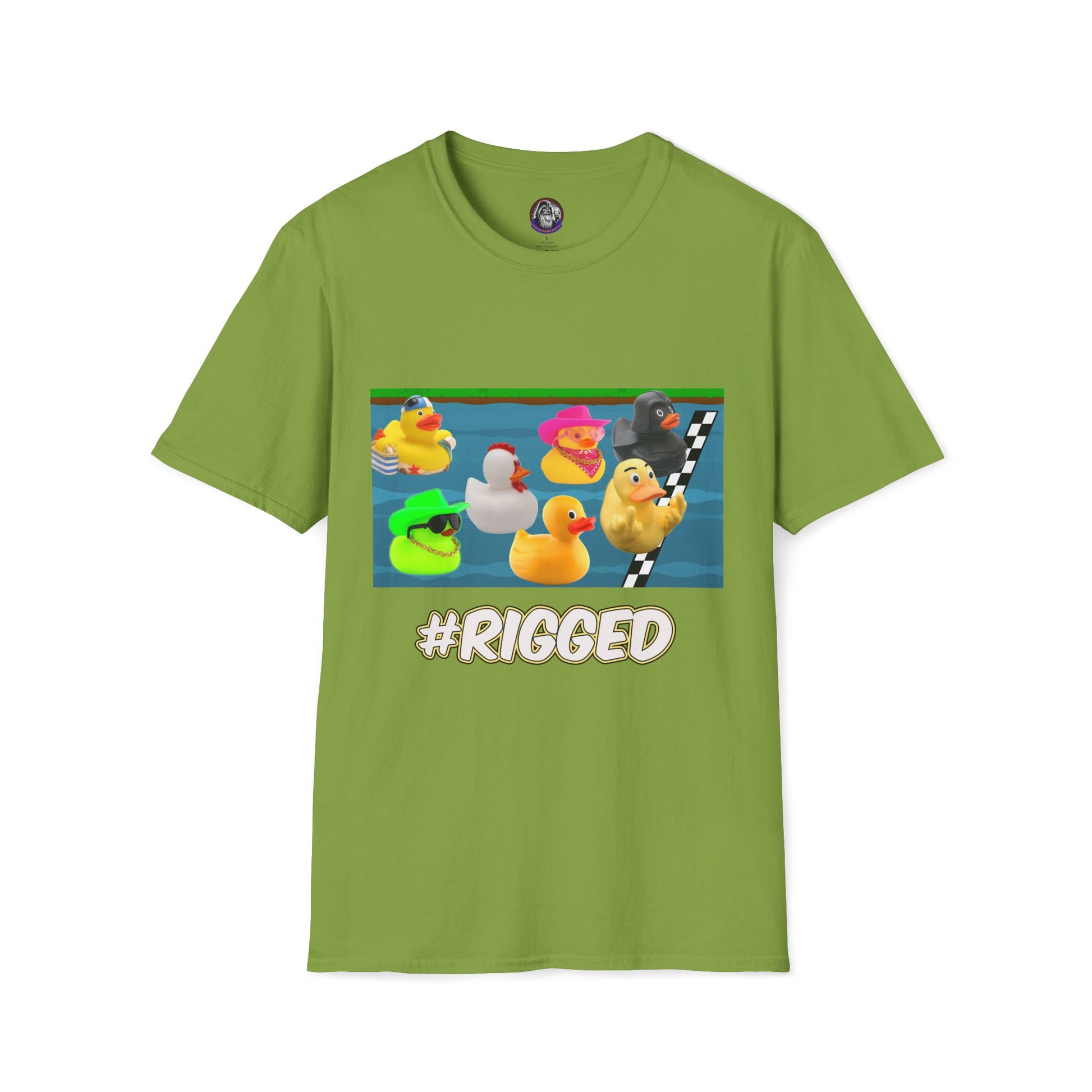 Duck Races Unisex T-Shirt - #Rigged Fun Duck Races Design