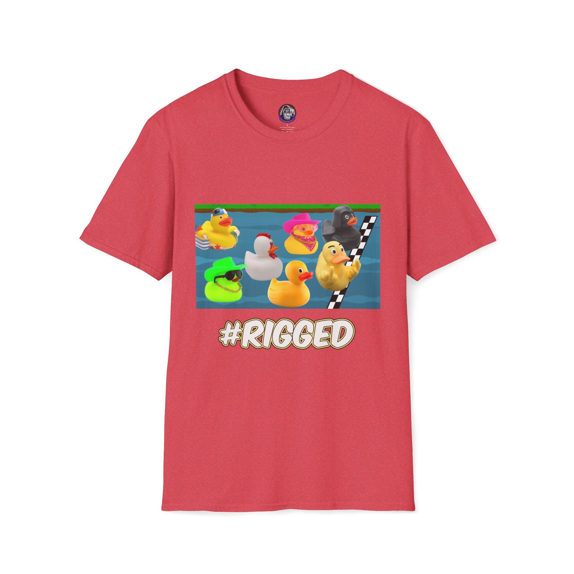 Duck Races Unisex T-Shirt - #Rigged Fun Duck Races Design