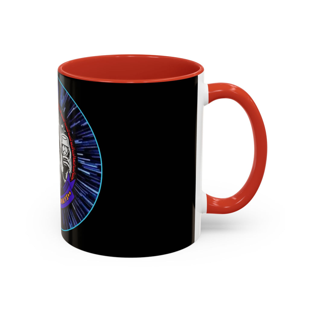 Coffee Mug - Old Fashioned Ways++, Darth Vader drinking whiskey, whiskey, bourbon, bearded Vader Design
