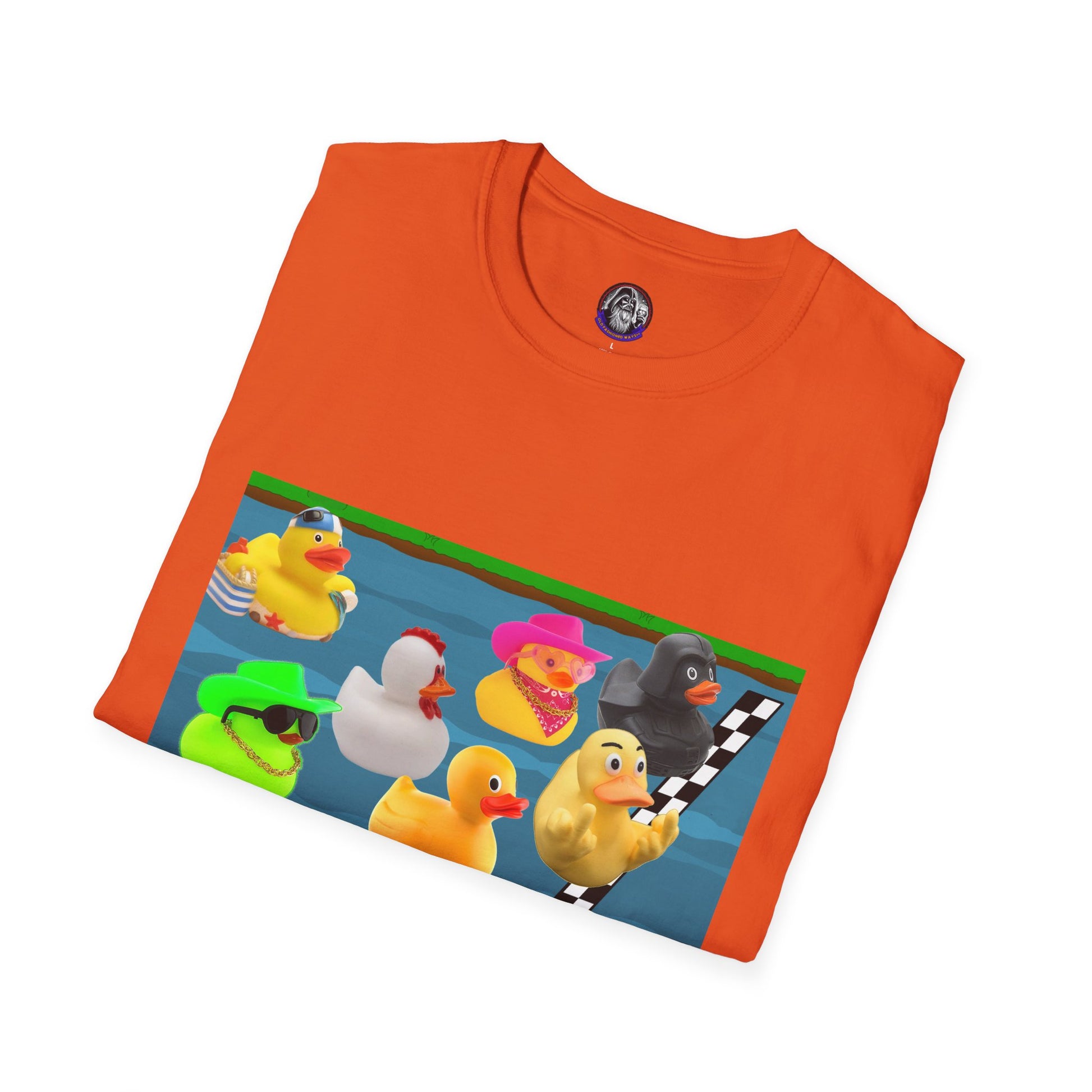 Duck Races Unisex T-Shirt - #Rigged Fun Duck Races Design