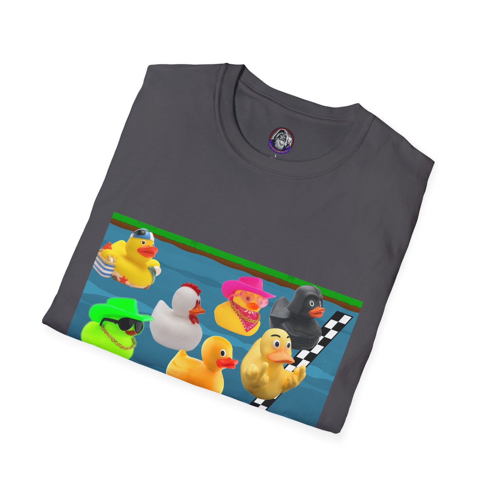Duck Races Unisex T-Shirt - #Rigged Fun Duck Races Design