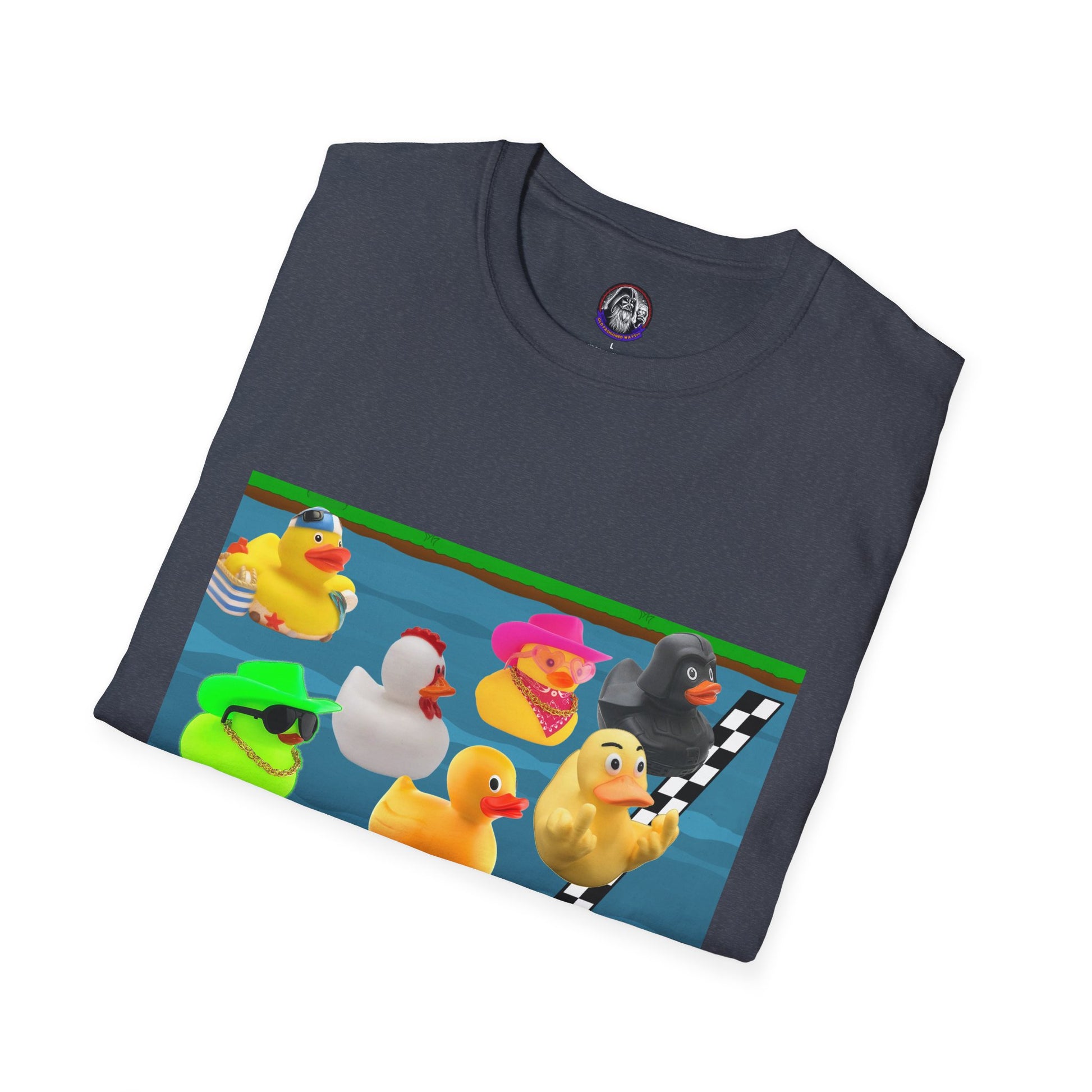 Duck Races Unisex T-Shirt - #Rigged Fun Duck Races Design
