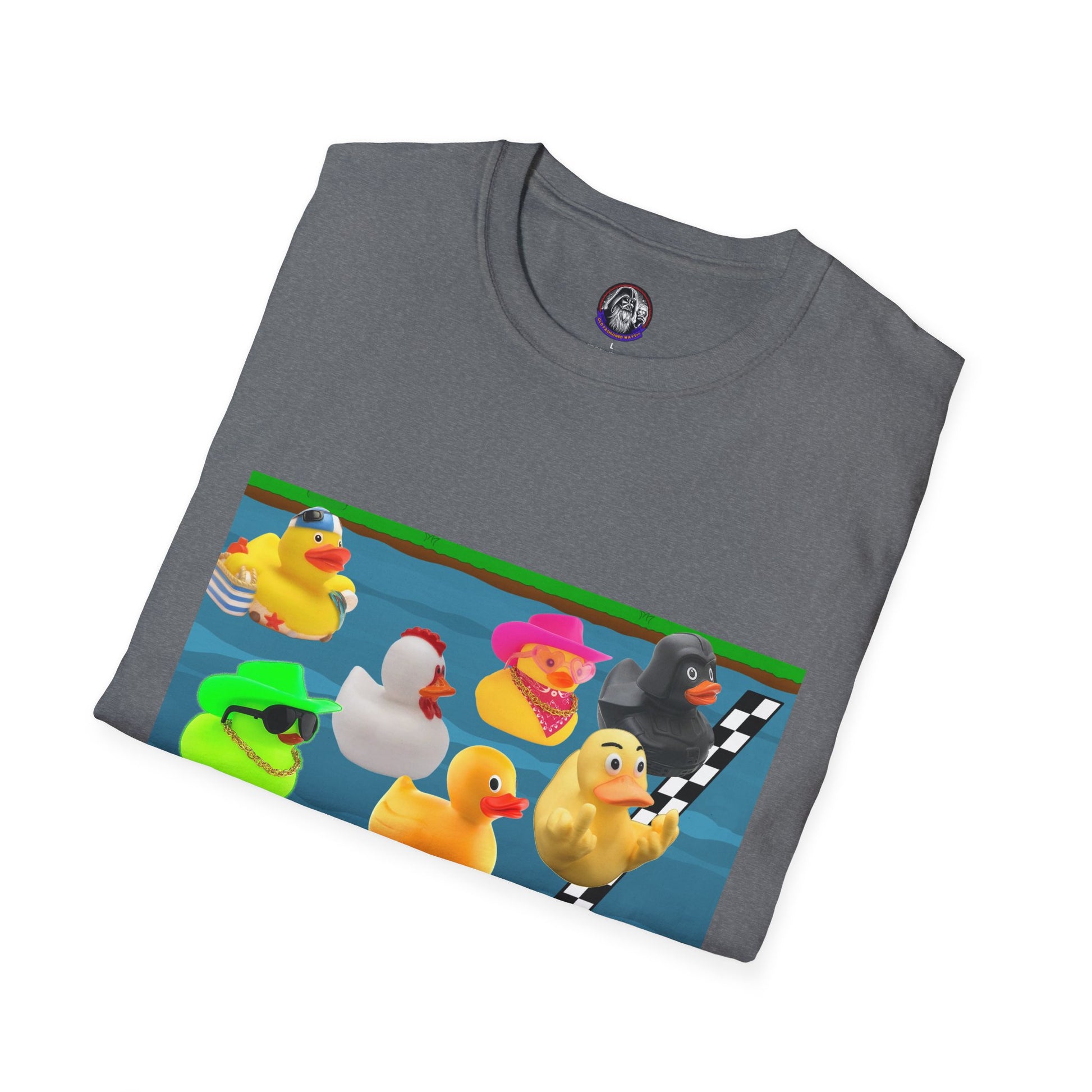 Duck Races Unisex T-Shirt - #Rigged Fun Duck Races Design