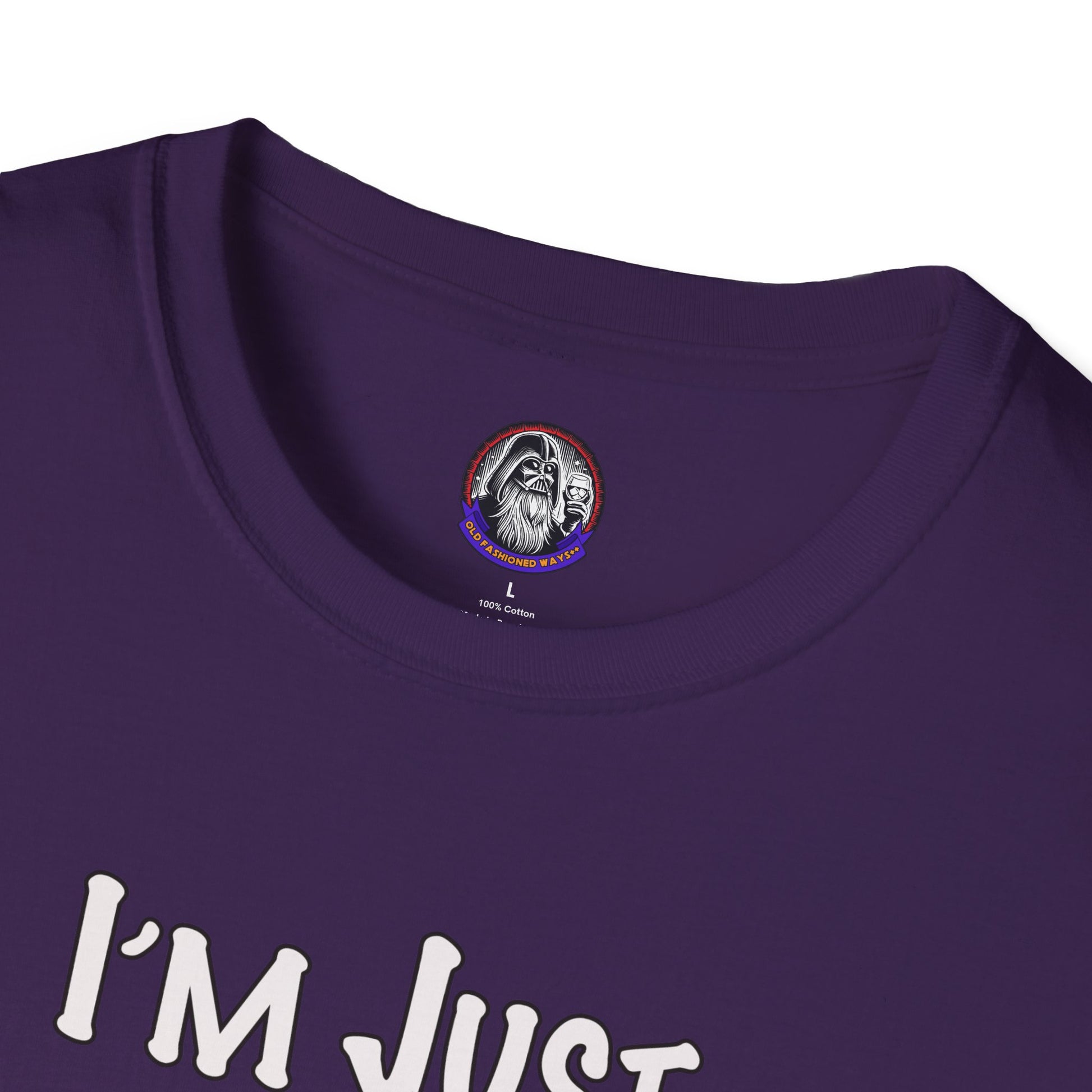 Whiskey Lovers Unisex T-Shirt with 'I'm Just the Right Amount of Wrong' Design
