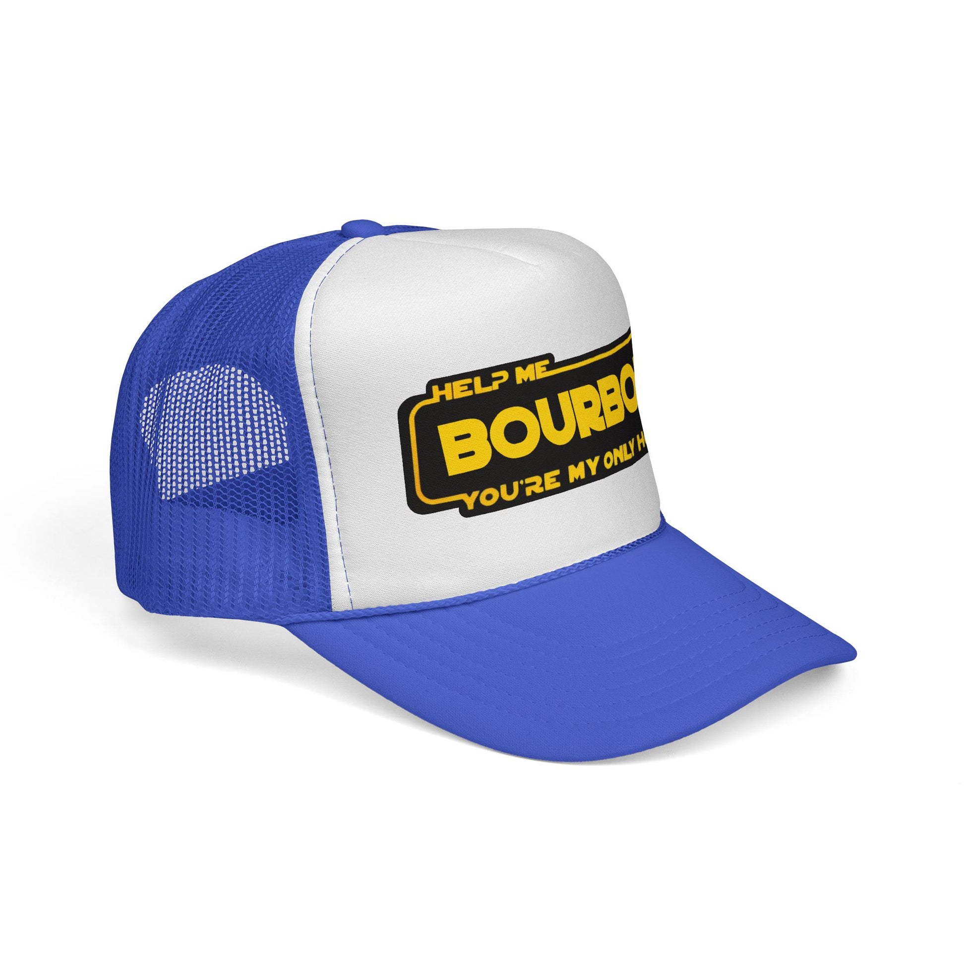 Trucker Cap - Help Me Bourbon, You're My Only Hope - Whiskey Star Wars Spoof