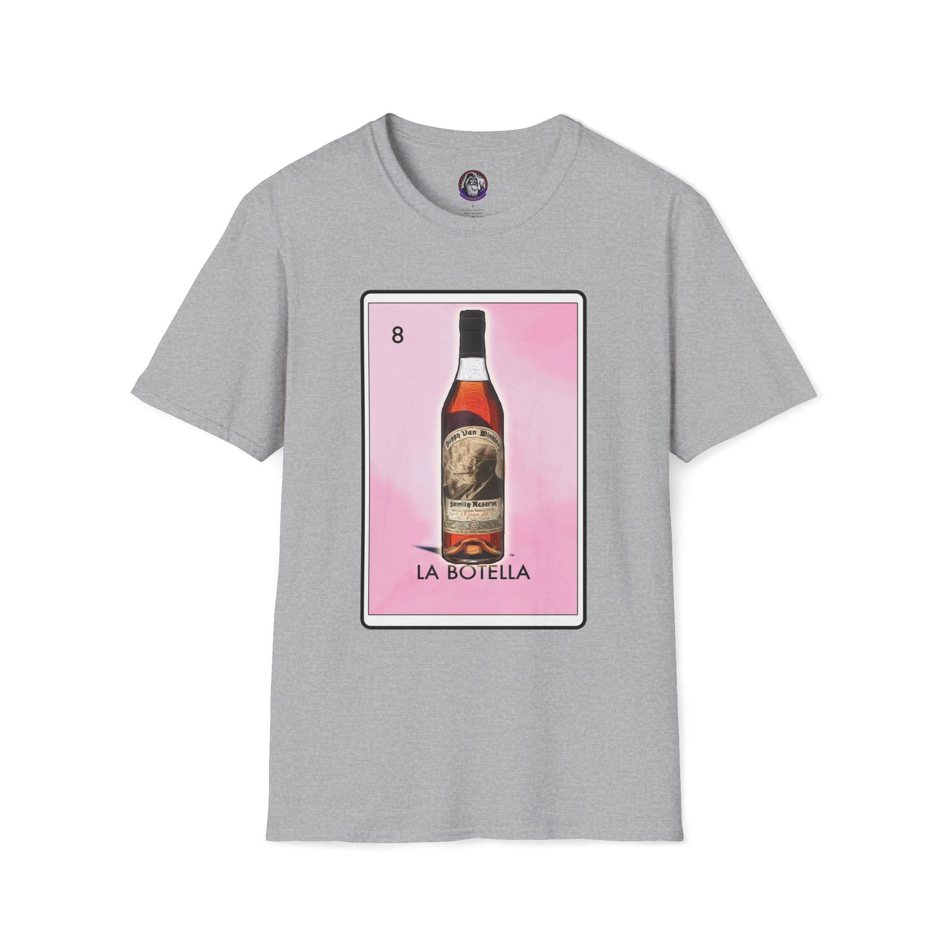 Whiskey Bourbon Unisex T-Shirt - Lotteria La Botella Pappy Design