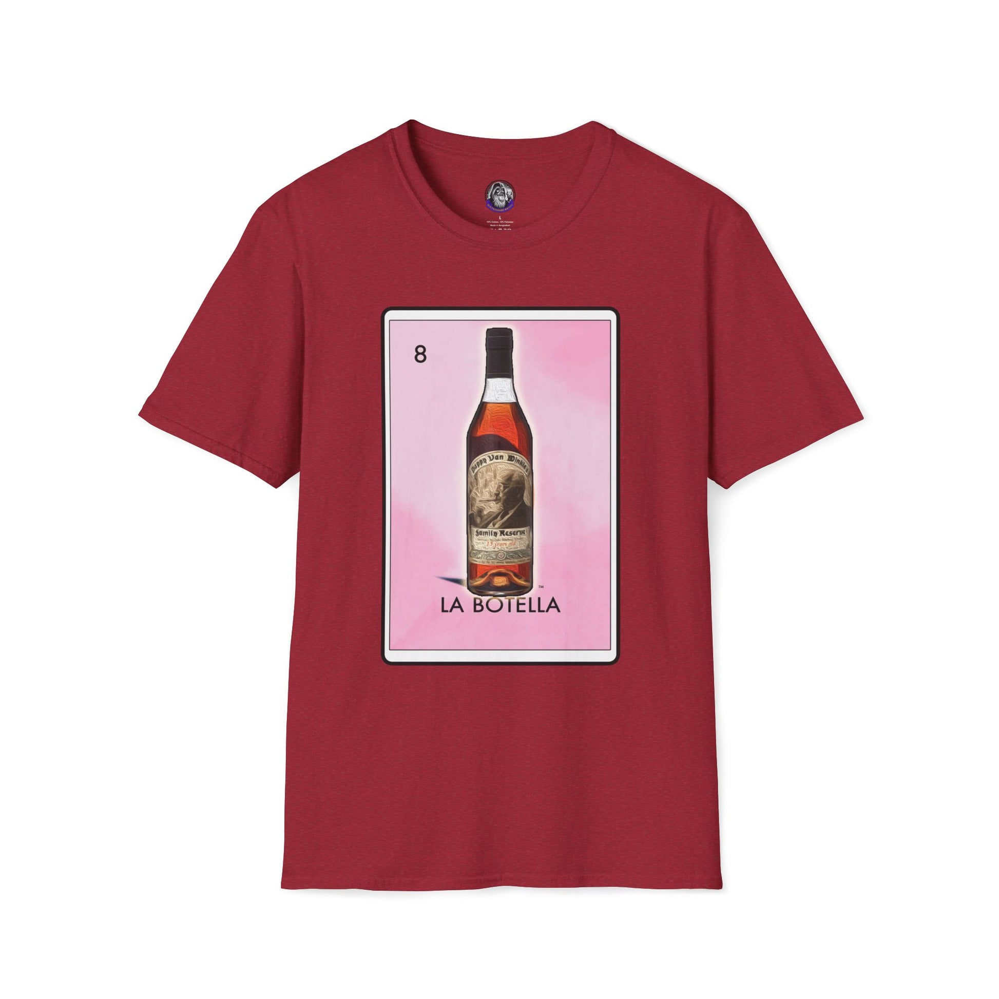 Whiskey Bourbon Unisex T-Shirt - Lotteria La Botella Pappy Design