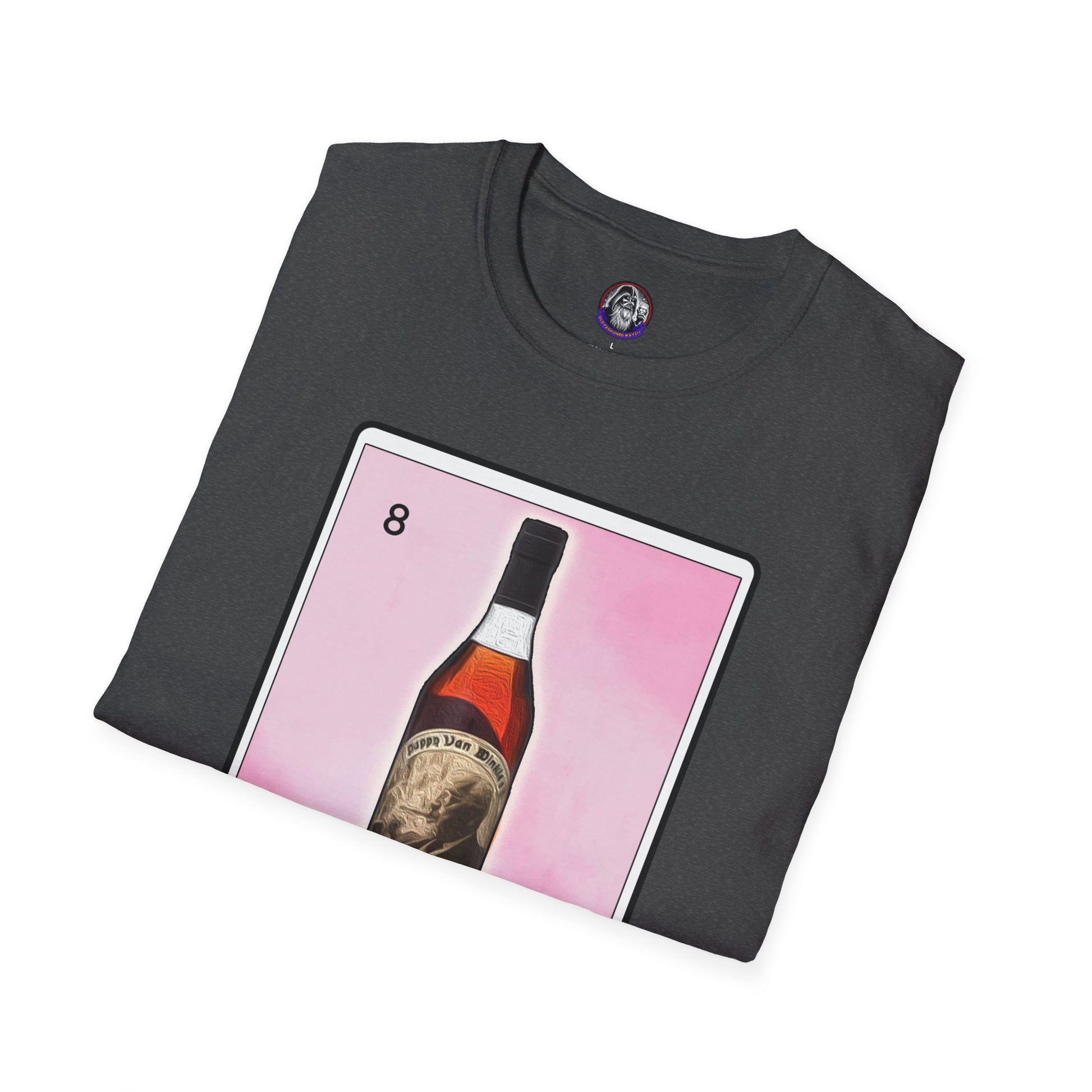 Whiskey Bourbon Unisex T-Shirt - Lotteria La Botella Pappy Design