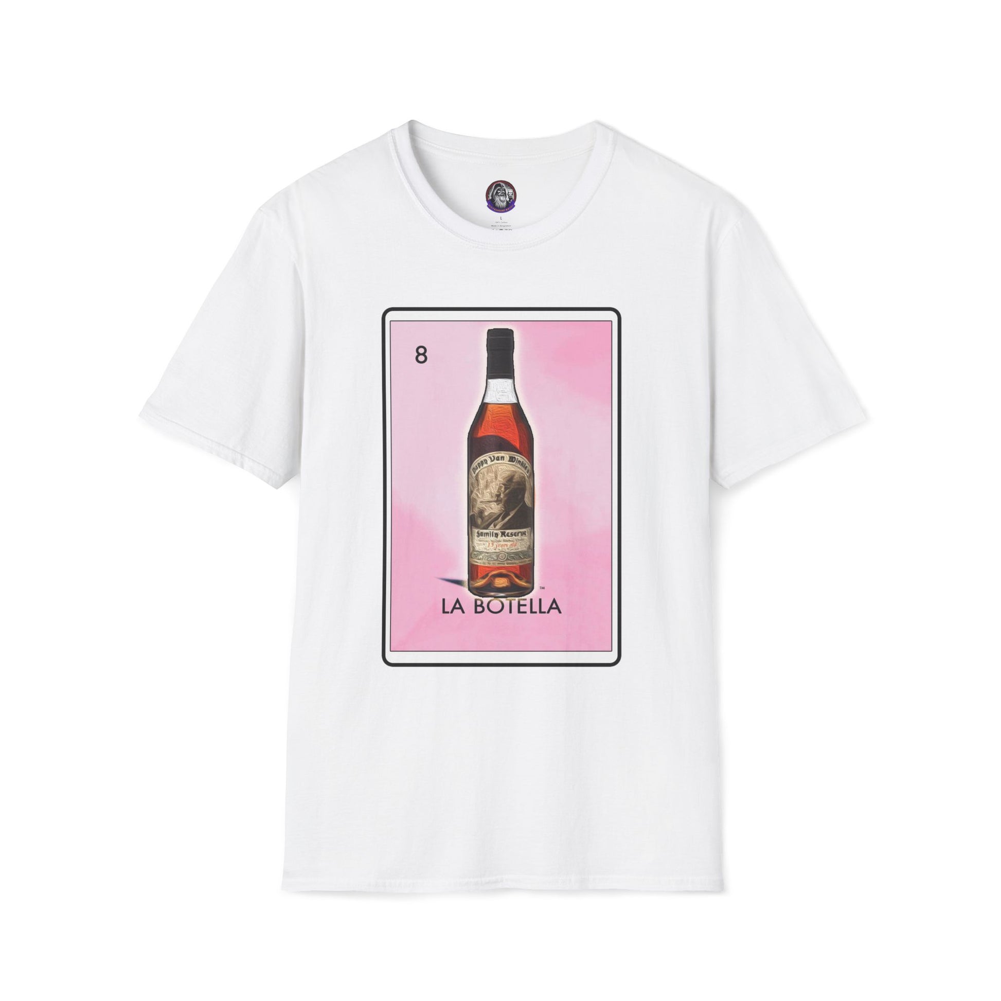Whiskey Bourbon Unisex T-Shirt - Lotteria La Botella Pappy Design