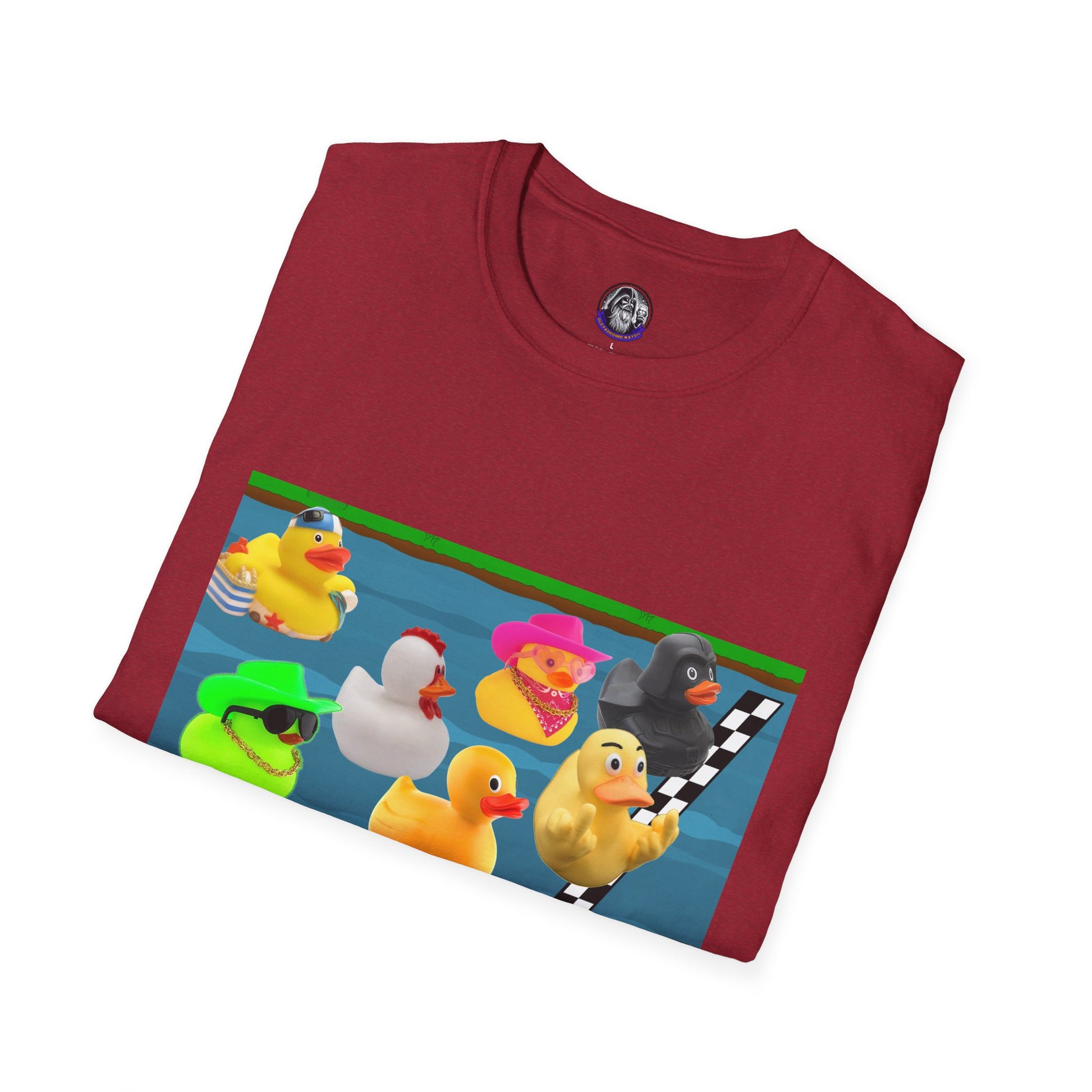 Duck Races Unisex T-Shirt - #Rigged Fun Duck Races Design