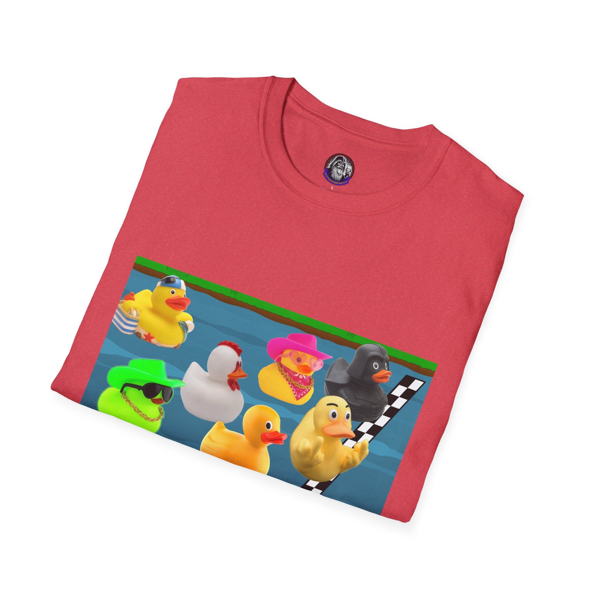 Duck Races Unisex T-Shirt - #Rigged Fun Duck Races Design
