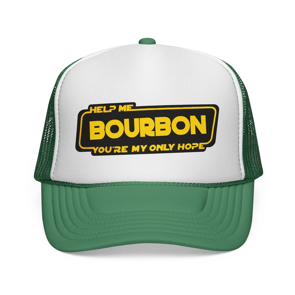 Trucker Cap - Help Me Bourbon, You're My Only Hope - Whiskey Star Wars Spoof