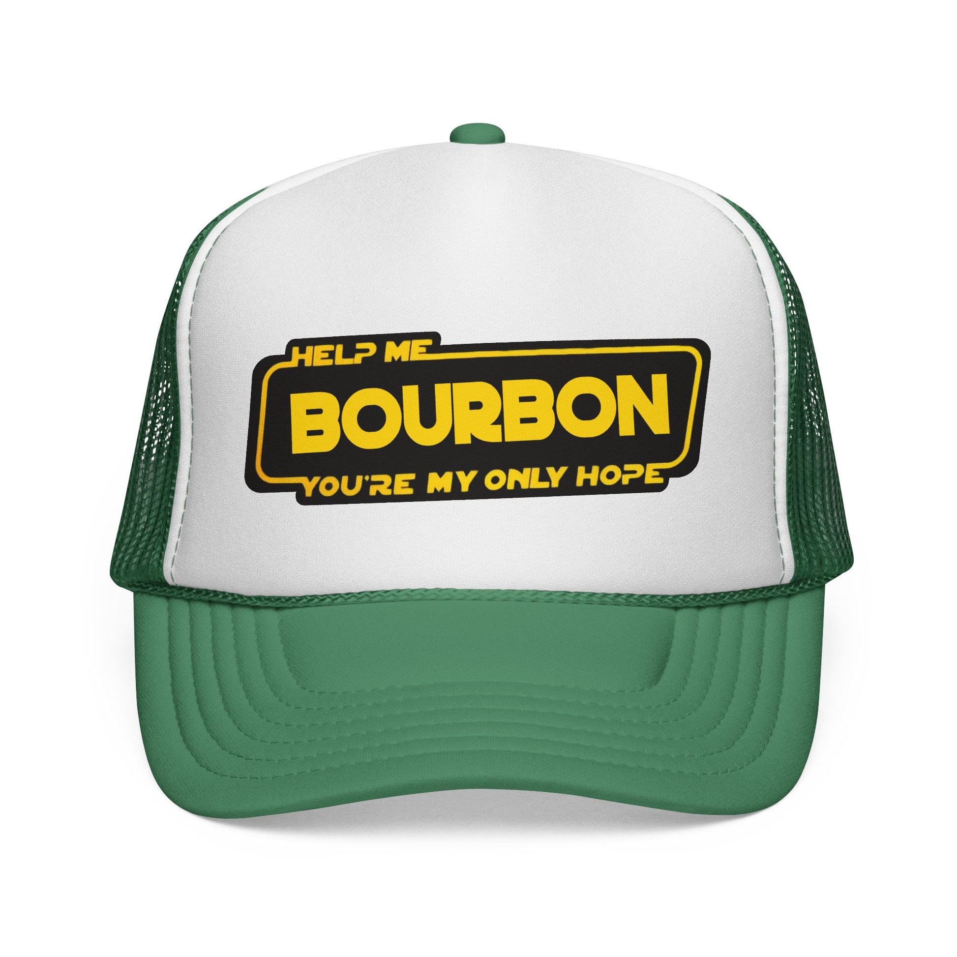 Trucker Cap - Help Me Bourbon, You're My Only Hope - Whiskey Star Wars Spoof
