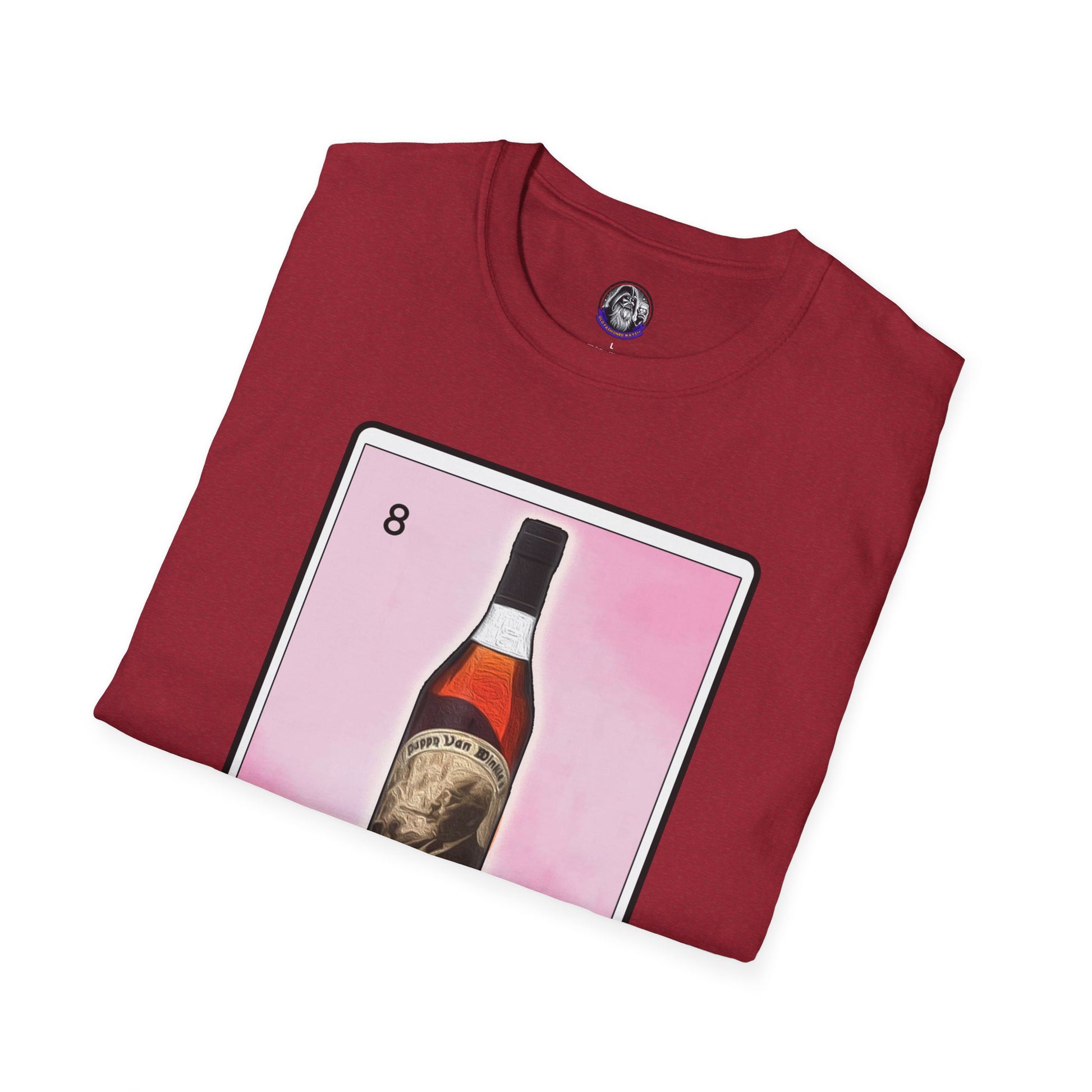 Whiskey Bourbon Unisex T-Shirt - Lotteria La Botella Pappy Design