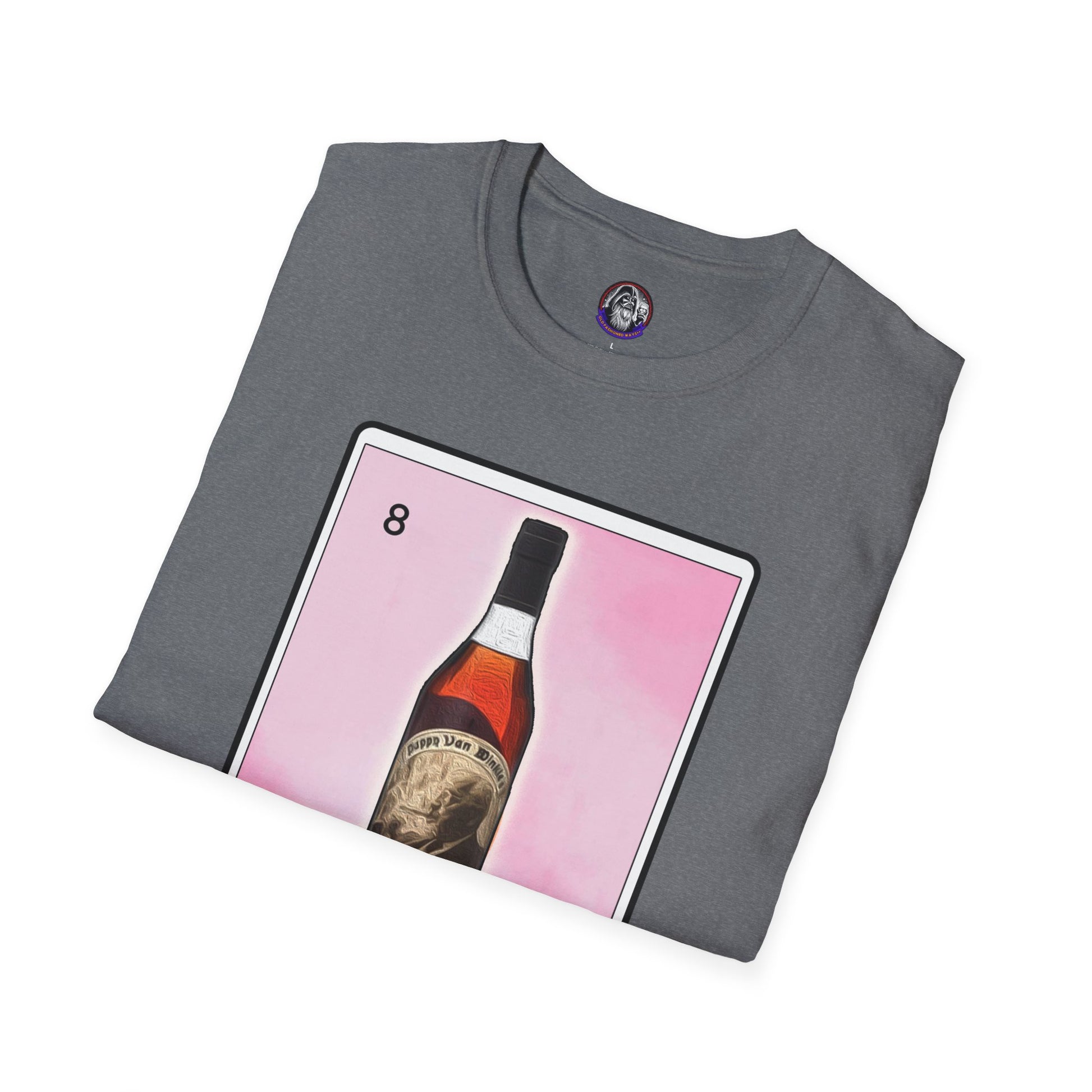 Whiskey Bourbon Unisex T-Shirt - Lotteria La Botella Pappy Design