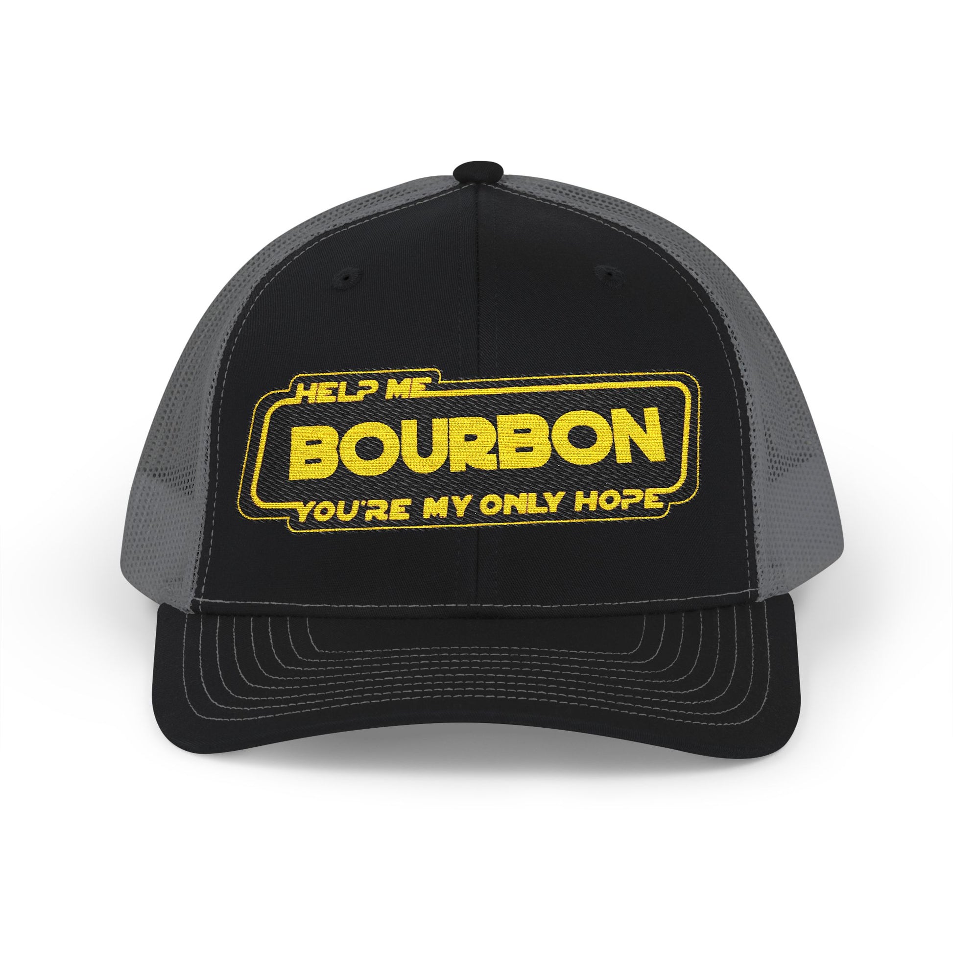Snapback Cap - Whiskey Bourbon Star Wars Riff Embroidered Hat