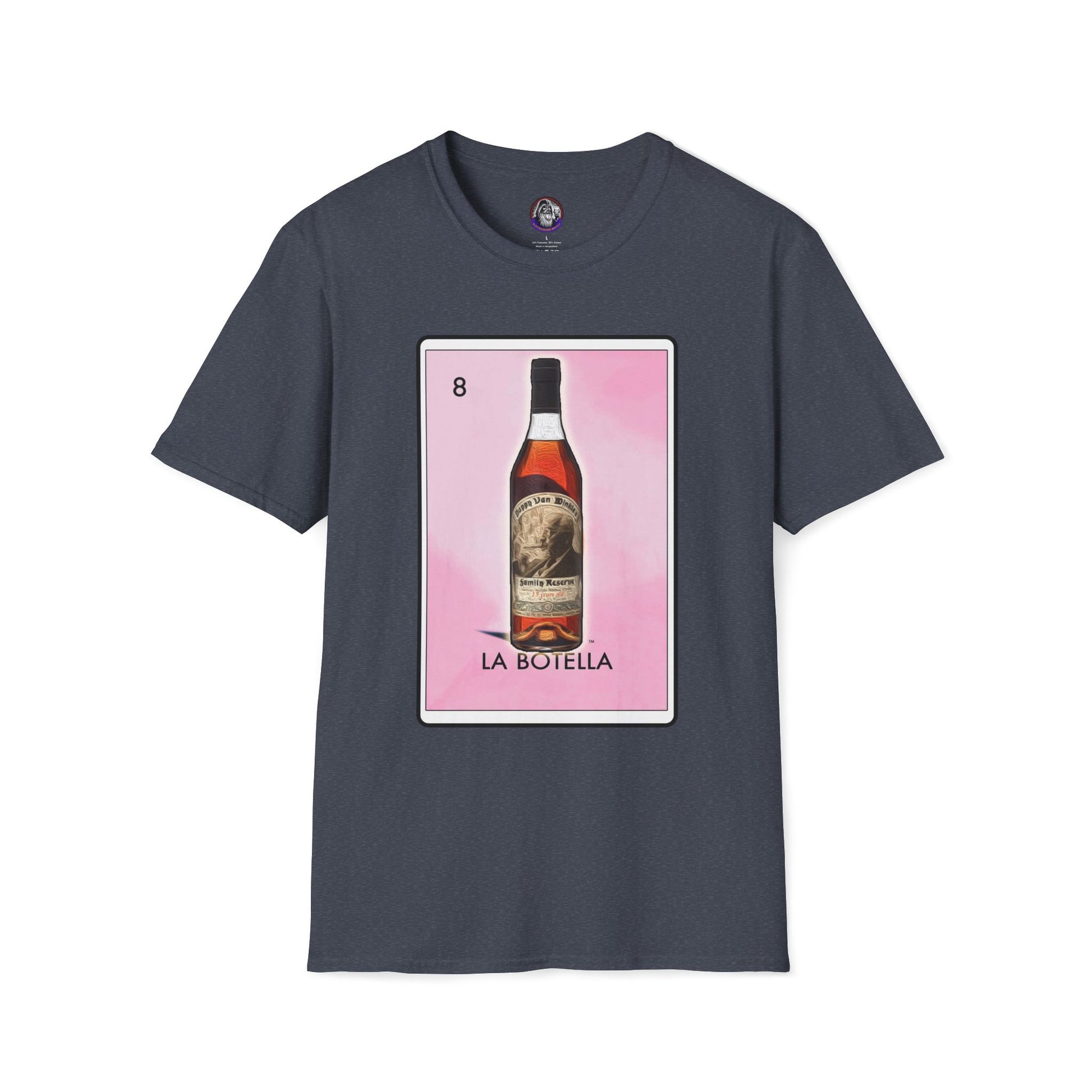 Whiskey Bourbon Unisex T-Shirt - Lotteria La Botella Pappy Design