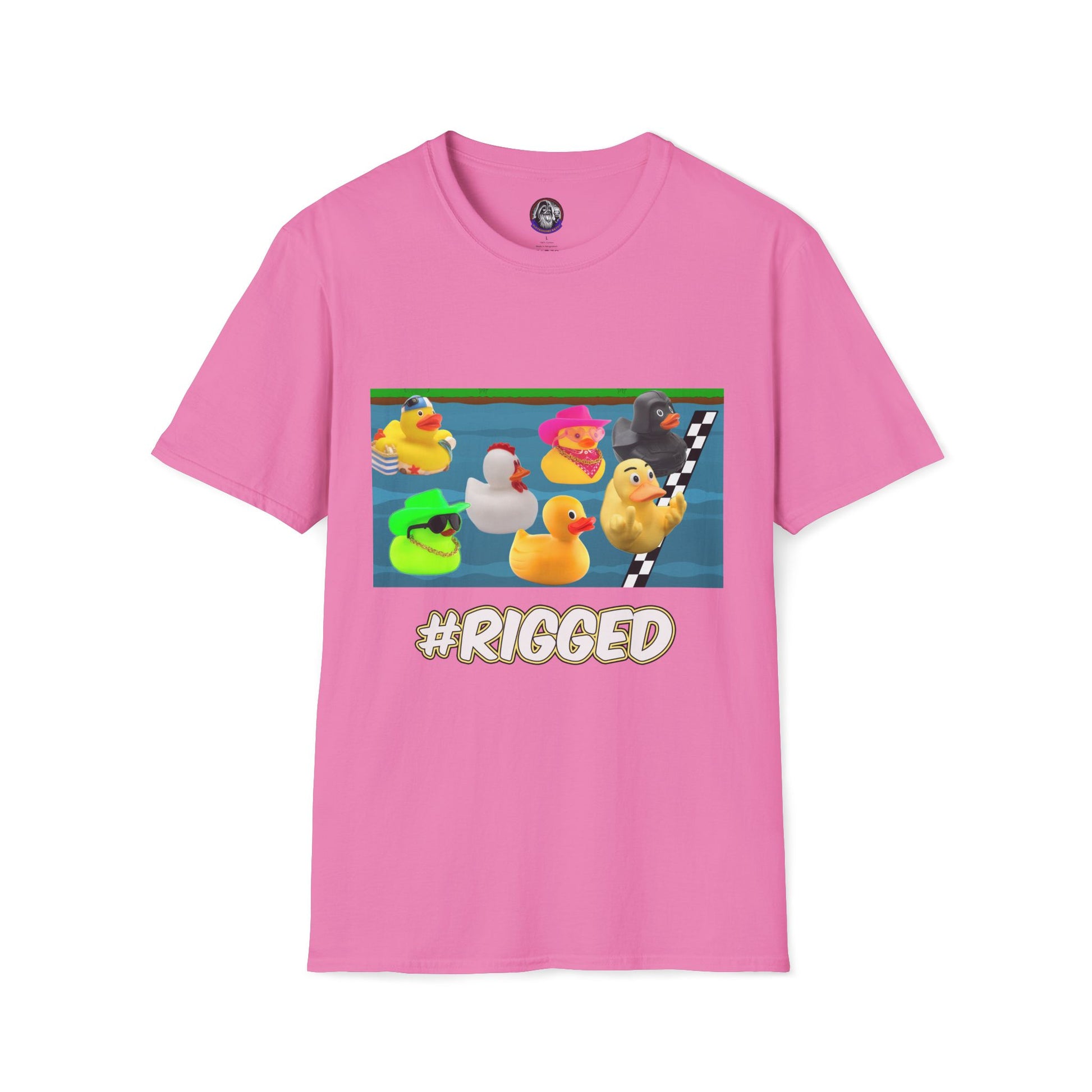Duck Races Unisex T-Shirt - #Rigged Fun Duck Races Design
