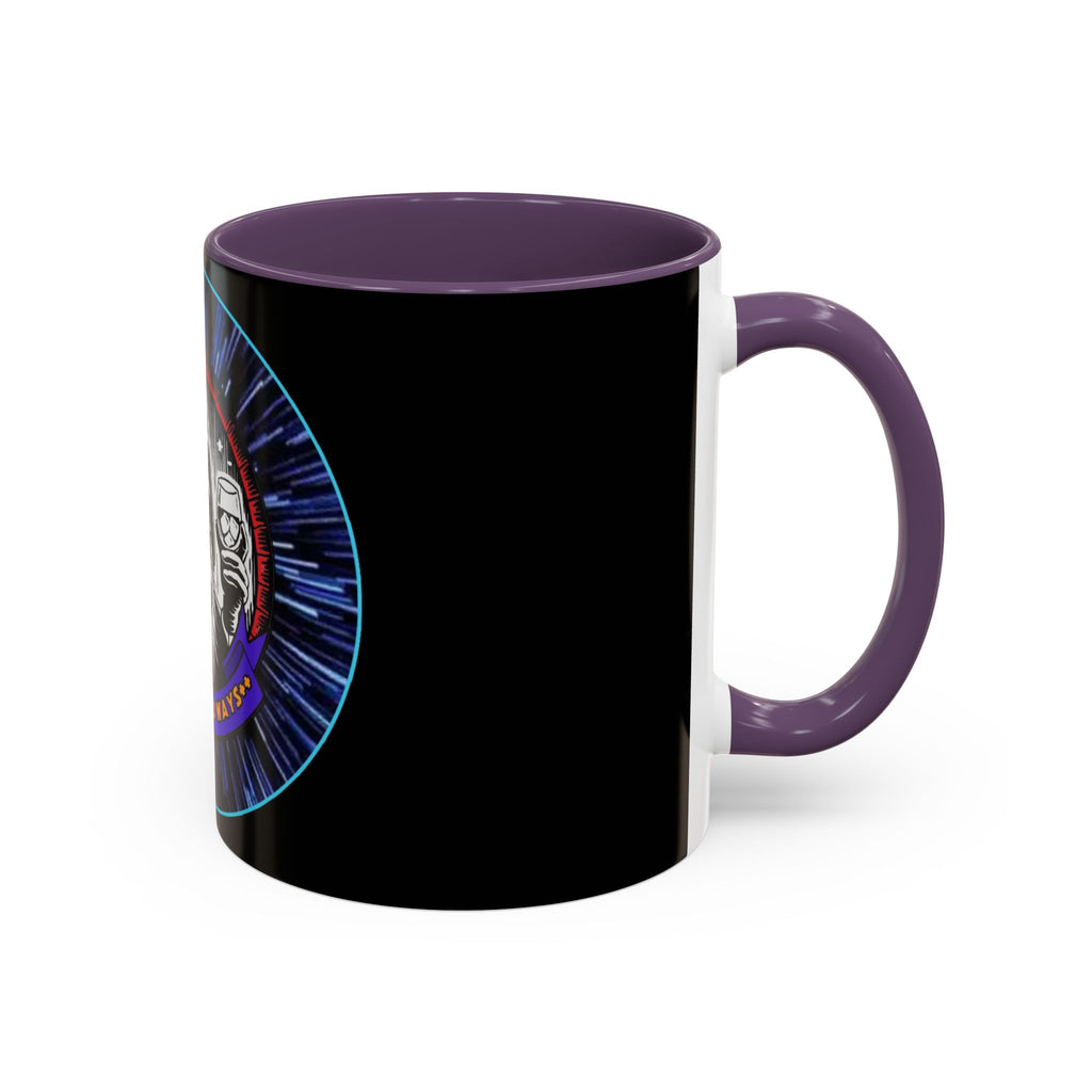 Coffee Mug - Old Fashioned Ways++, Darth Vader drinking whiskey, whiskey, bourbon, bearded Vader Design
