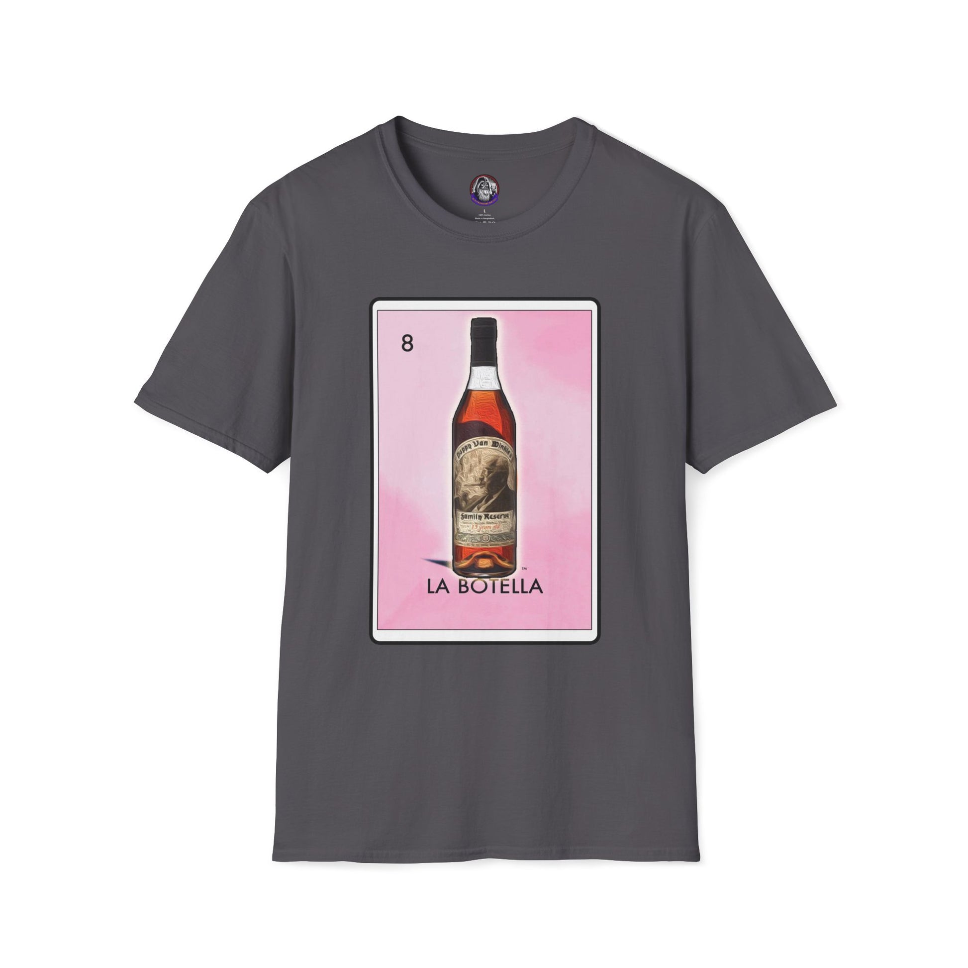 Whiskey Bourbon Unisex T-Shirt - Lotteria La Botella Pappy Design