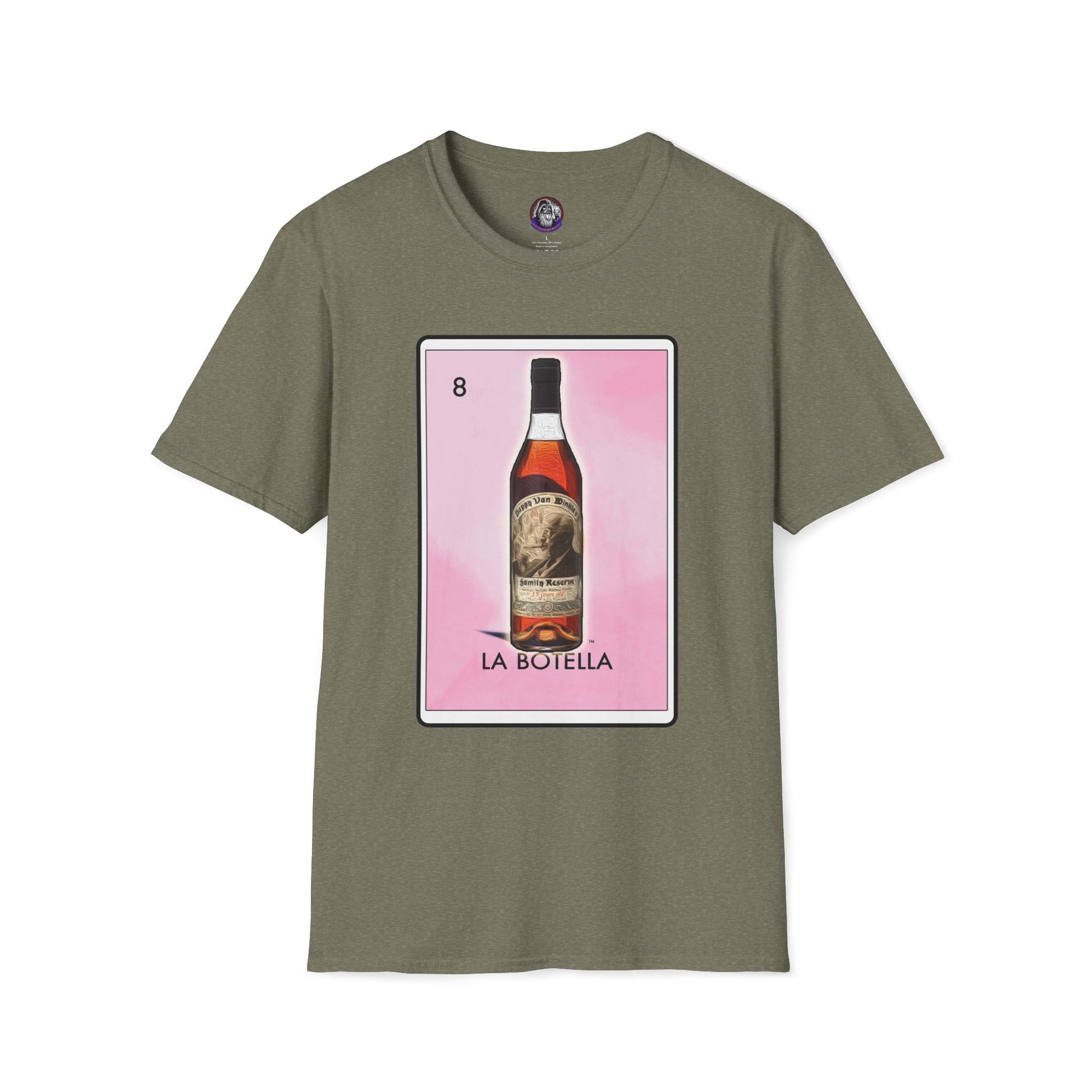 Whiskey Bourbon Unisex T-Shirt - Lotteria La Botella Pappy Design