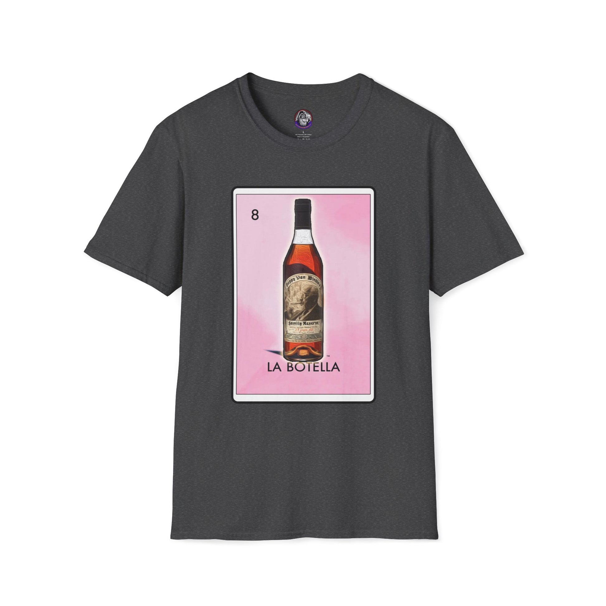 Whiskey Bourbon Unisex T-Shirt - Lotteria La Botella Pappy Design