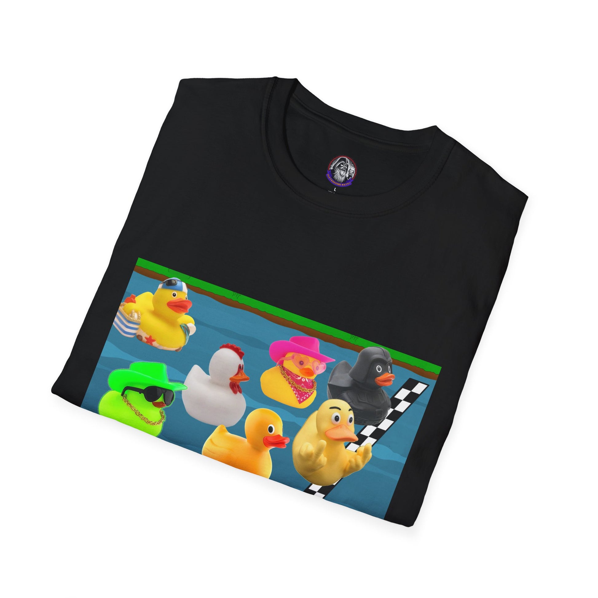 Duck Races Unisex T-Shirt - #Rigged Fun Duck Races Design