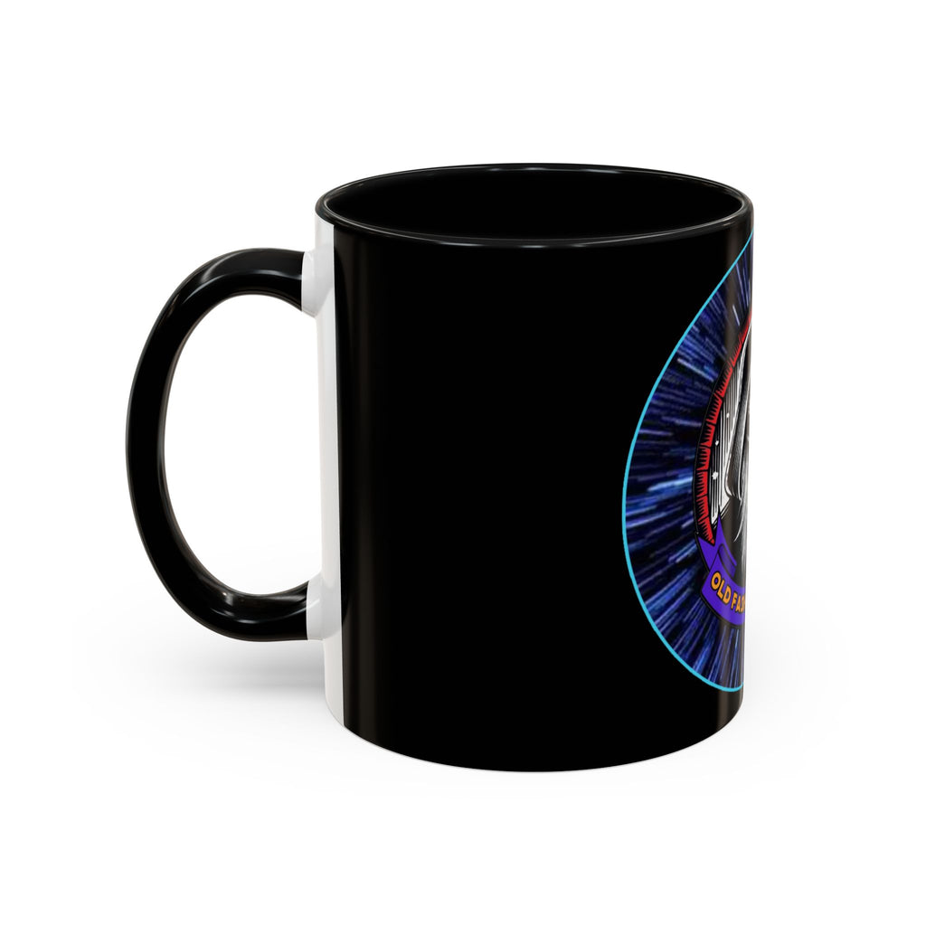 Coffee Mug - Old Fashioned Ways++, Darth Vader drinking whiskey, whiskey, bourbon, bearded Vader Design