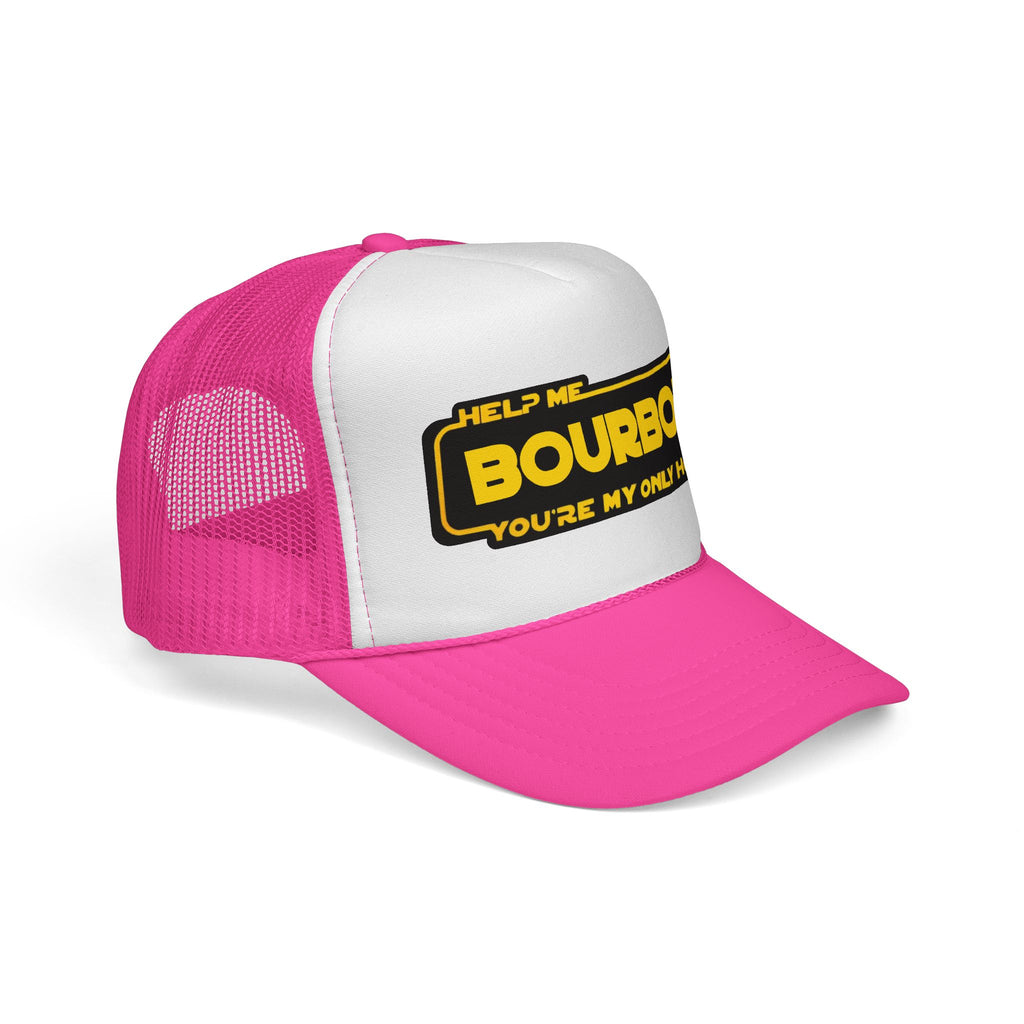 Trucker Cap - Help Me Bourbon, You're My Only Hope - Whiskey Star Wars Spoof