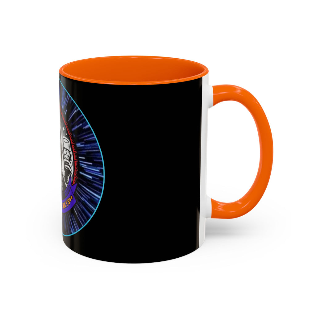 Coffee Mug - Old Fashioned Ways++, Darth Vader drinking whiskey, whiskey, bourbon, bearded Vader Design