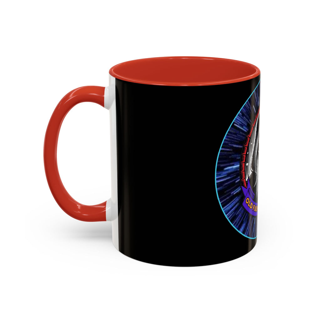 Coffee Mug - Old Fashioned Ways++, Darth Vader drinking whiskey, whiskey, bourbon, bearded Vader Design