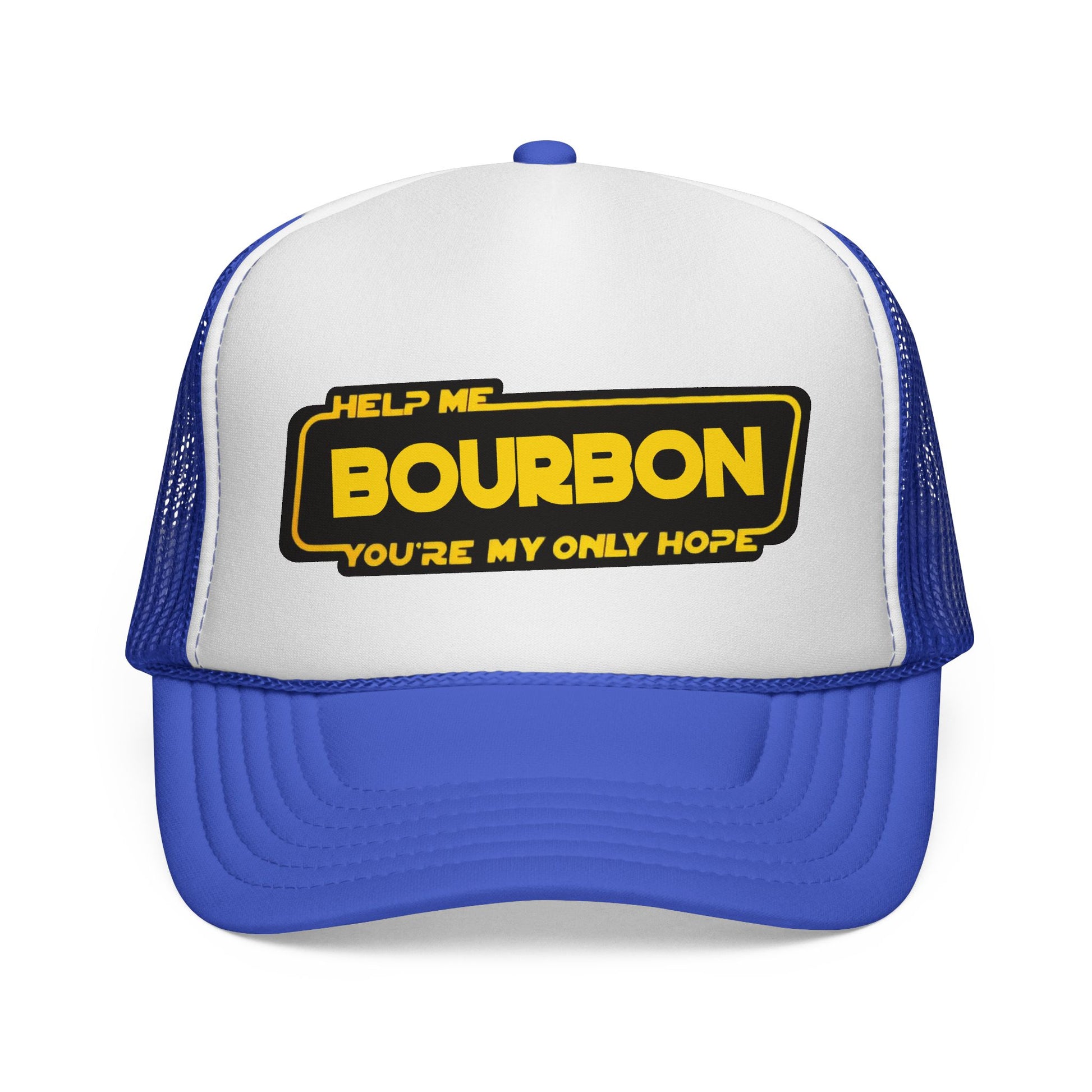 Trucker Cap - Help Me Bourbon, You're My Only Hope - Whiskey Star Wars Spoof