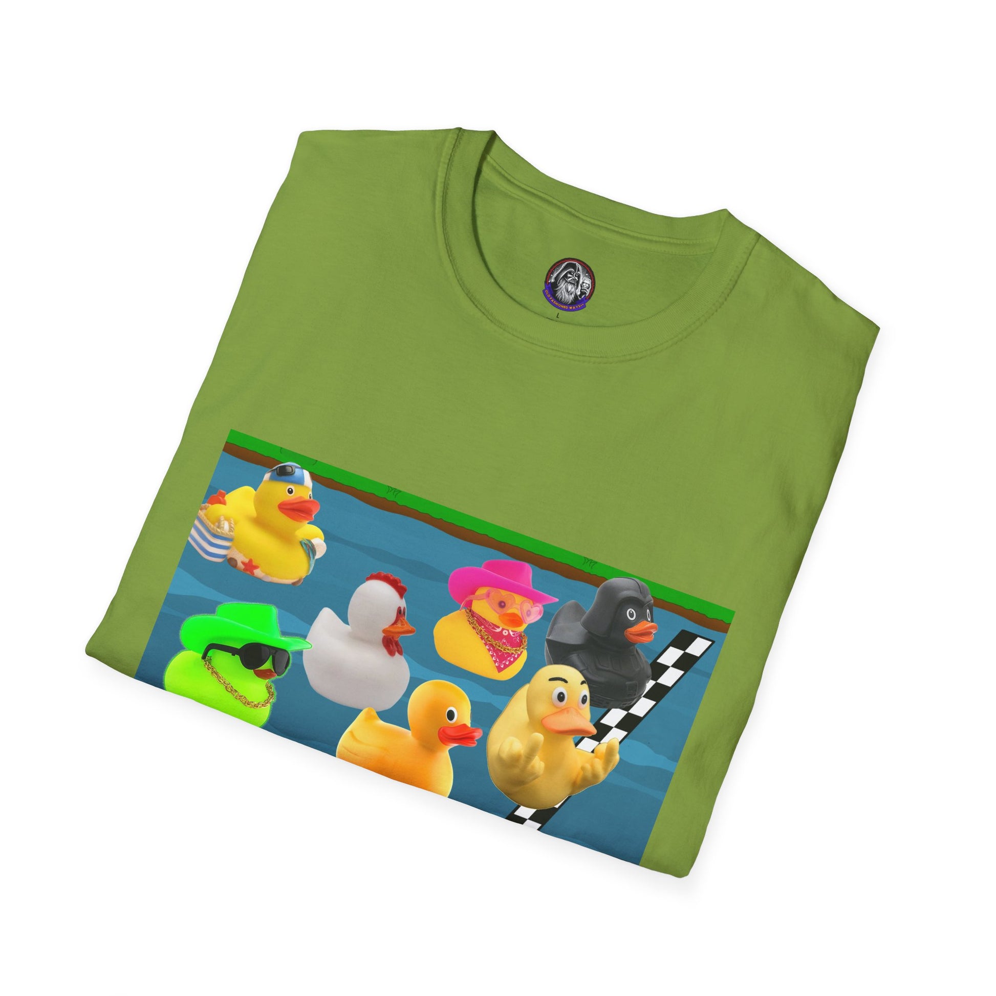 Duck Races Unisex T-Shirt - #Rigged Fun Duck Races Design
